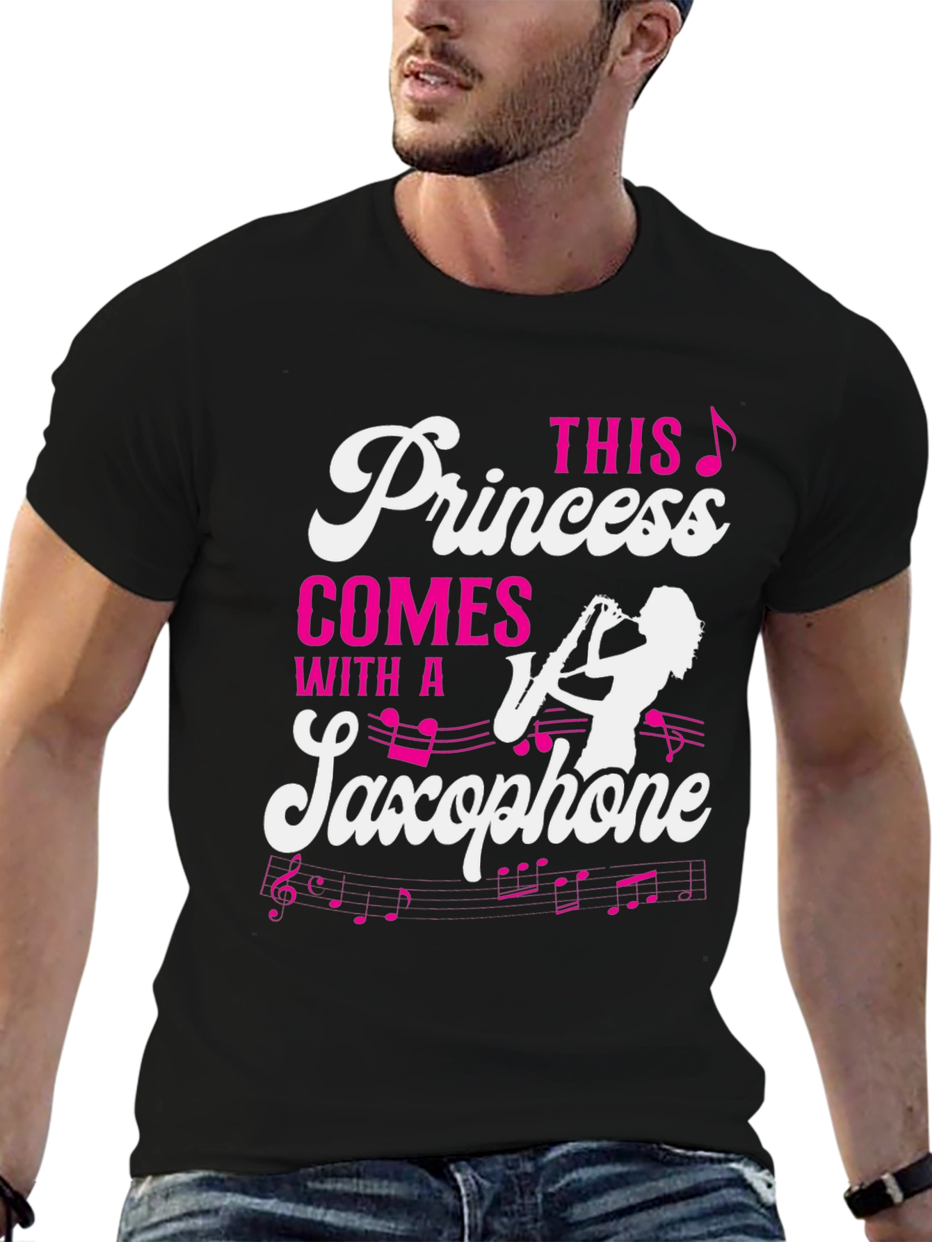 Princess Saxophone T-Shirt - Musician Tee