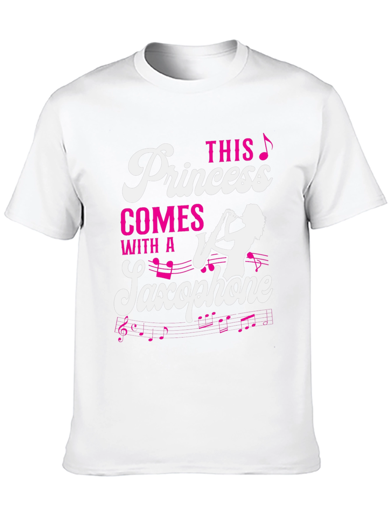 Princess Saxophone T-Shirt - Musician Tee