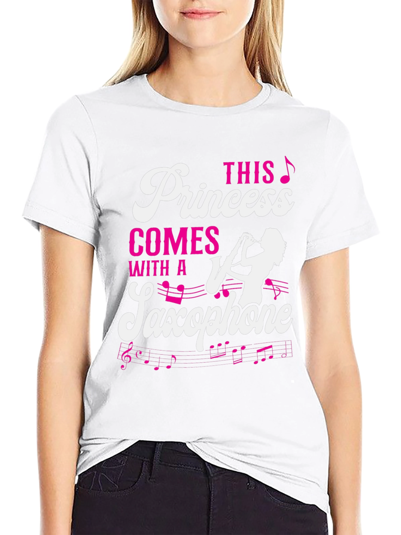 Princess Saxophone T-Shirt - Musician Tee