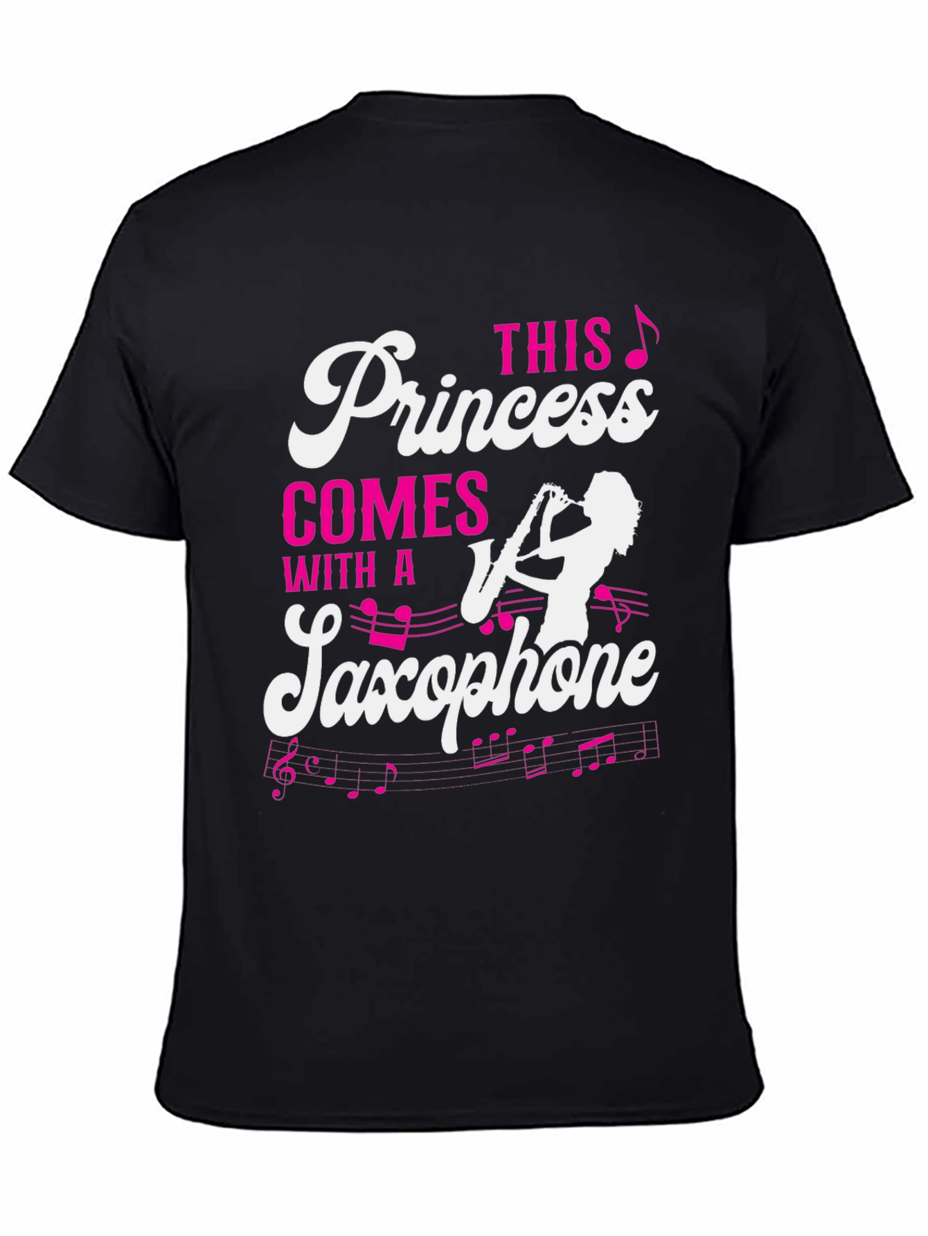 Princess Saxophone T-Shirt - Musician Tee