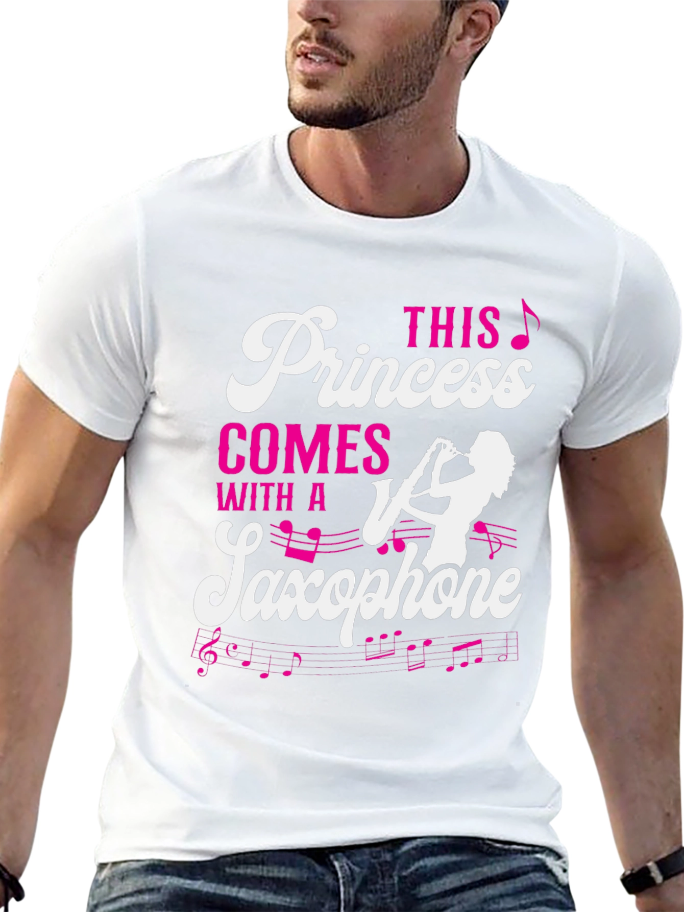 Princess Saxophone T-Shirt - Musician Tee