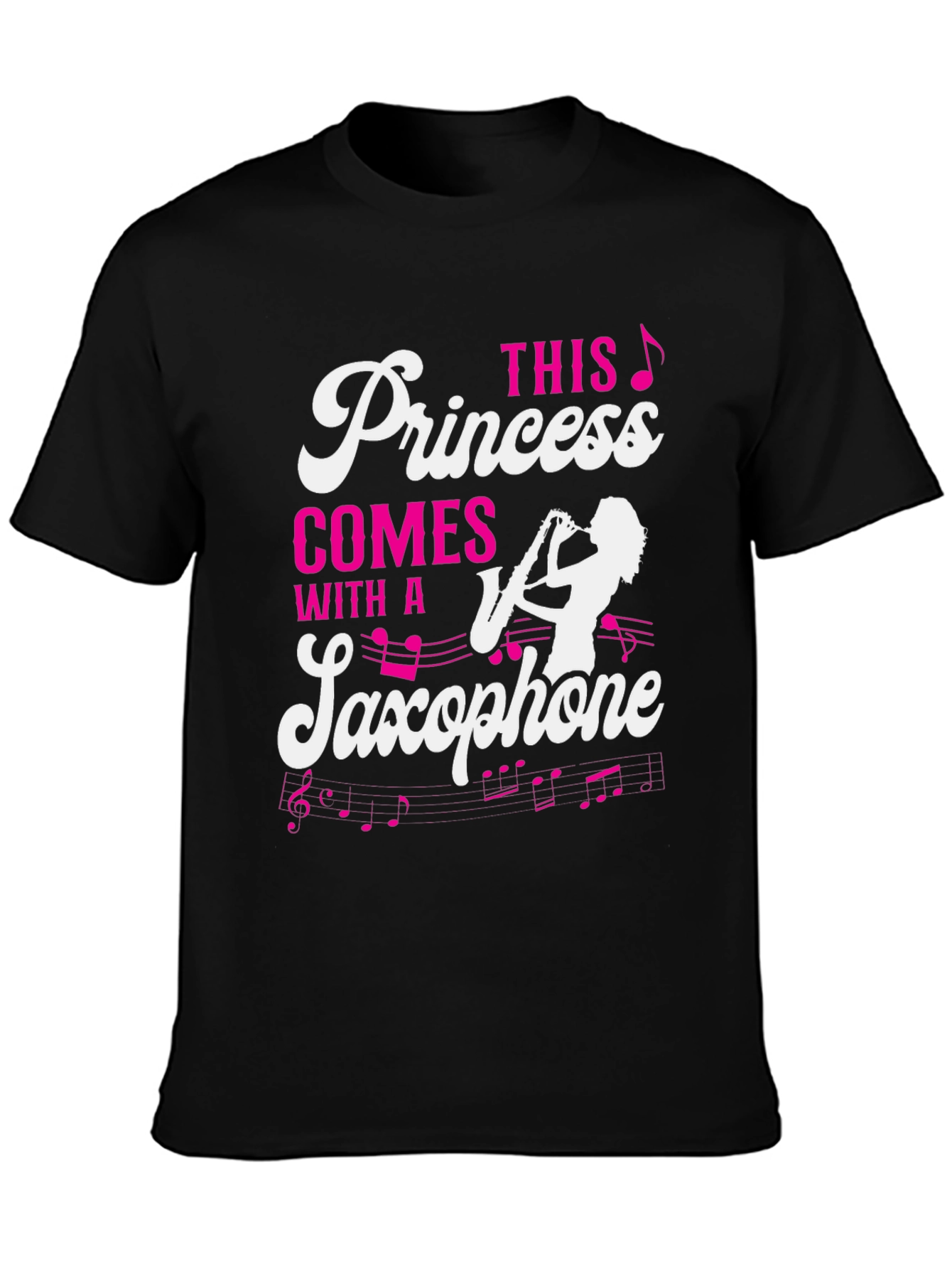 Princess Saxophone T-Shirt - Musician Tee
