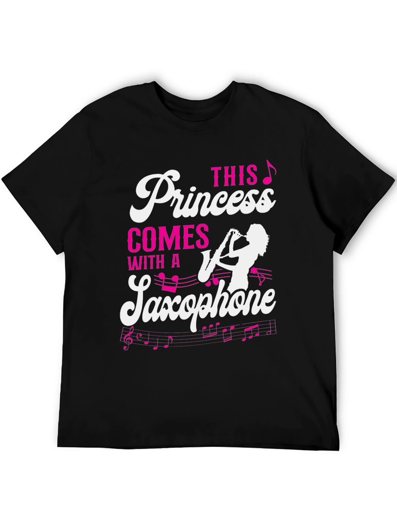 Princess Saxophone T-Shirt - Musician Tee