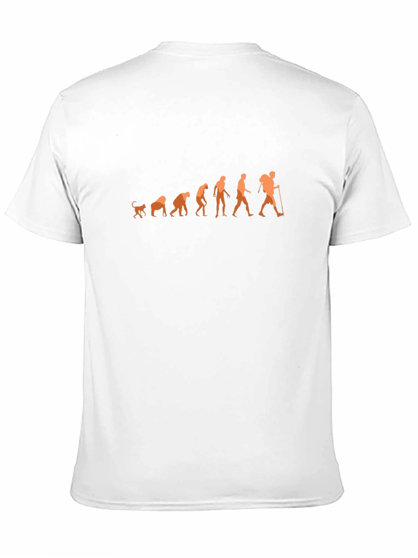 Evolution of Hiker T-Shirt - Black Cotton Blend Tee
