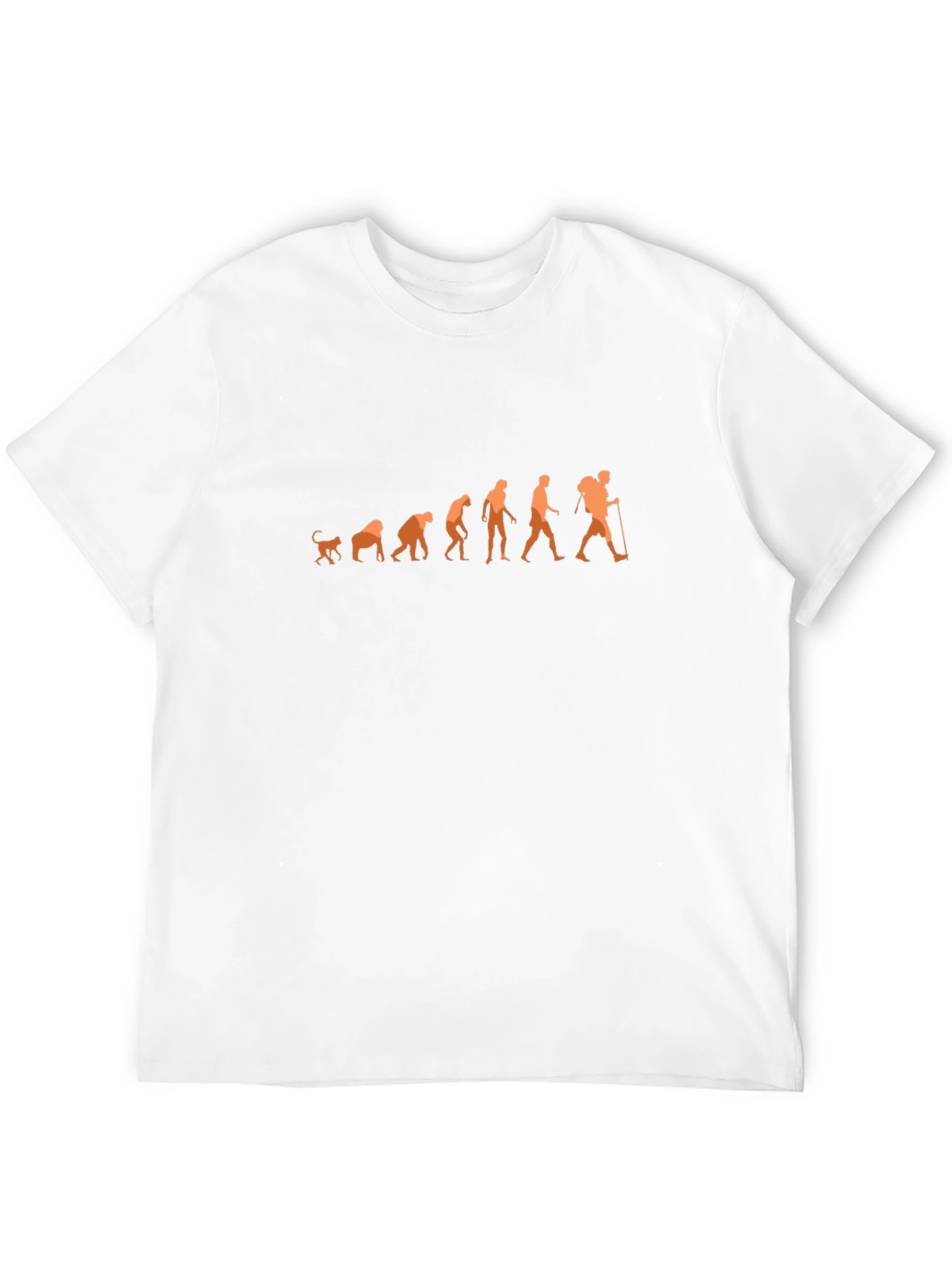 Evolution of Hiker T-Shirt - Black Cotton Blend Tee
