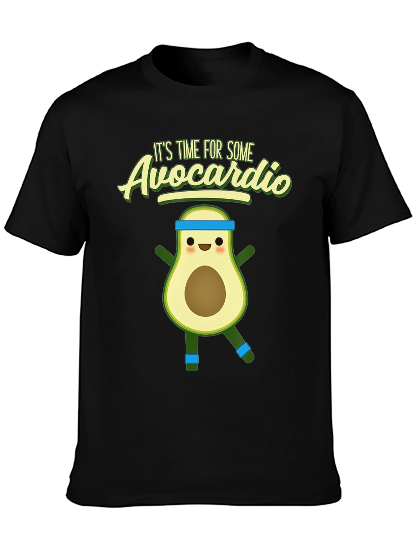 Avocardio T-Shirt - Funny Avocado Workout Tee