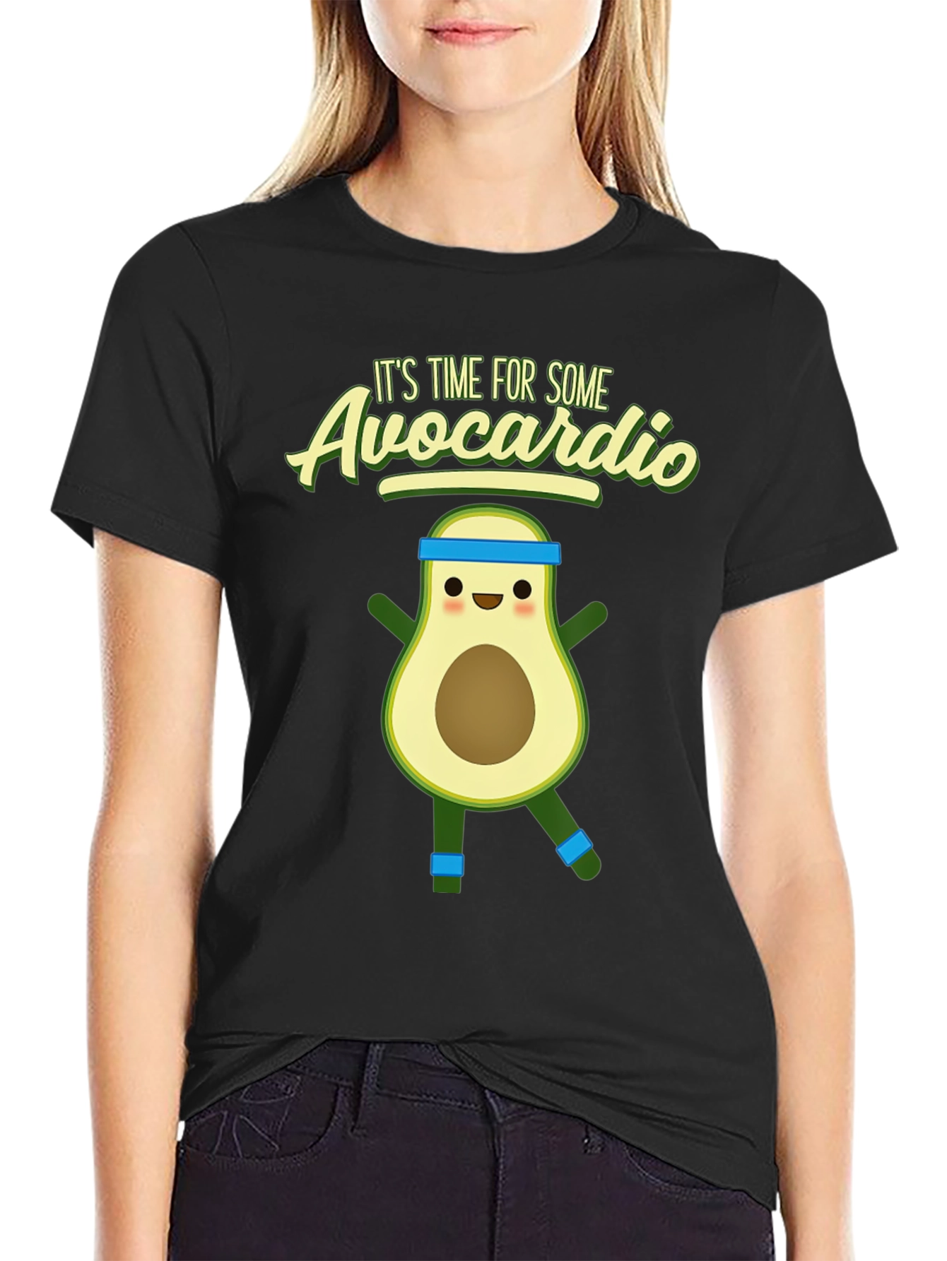 Avocardio T-Shirt - Funny Avocado Workout Tee