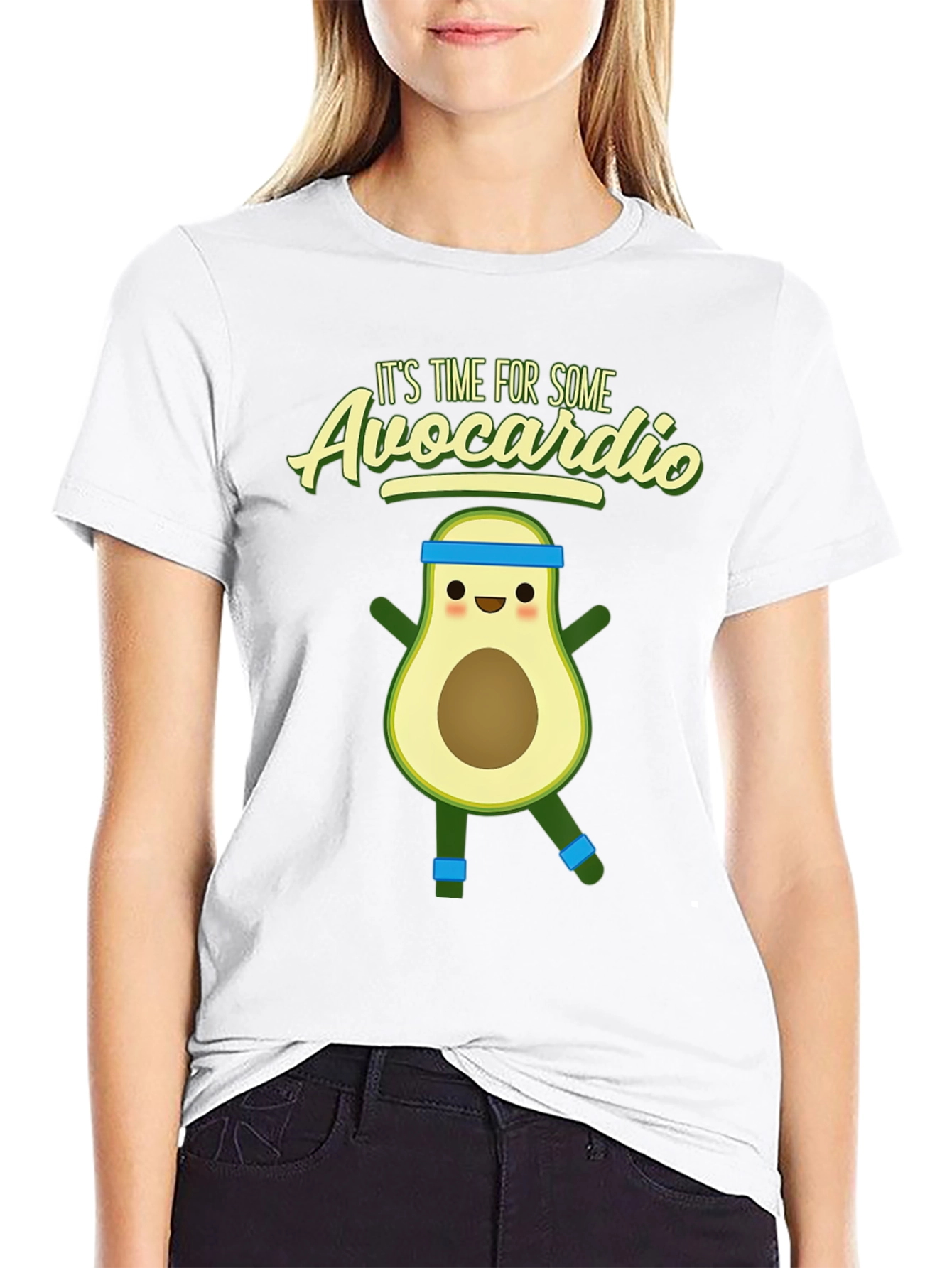 Avocardio T-Shirt - Funny Avocado Workout Tee