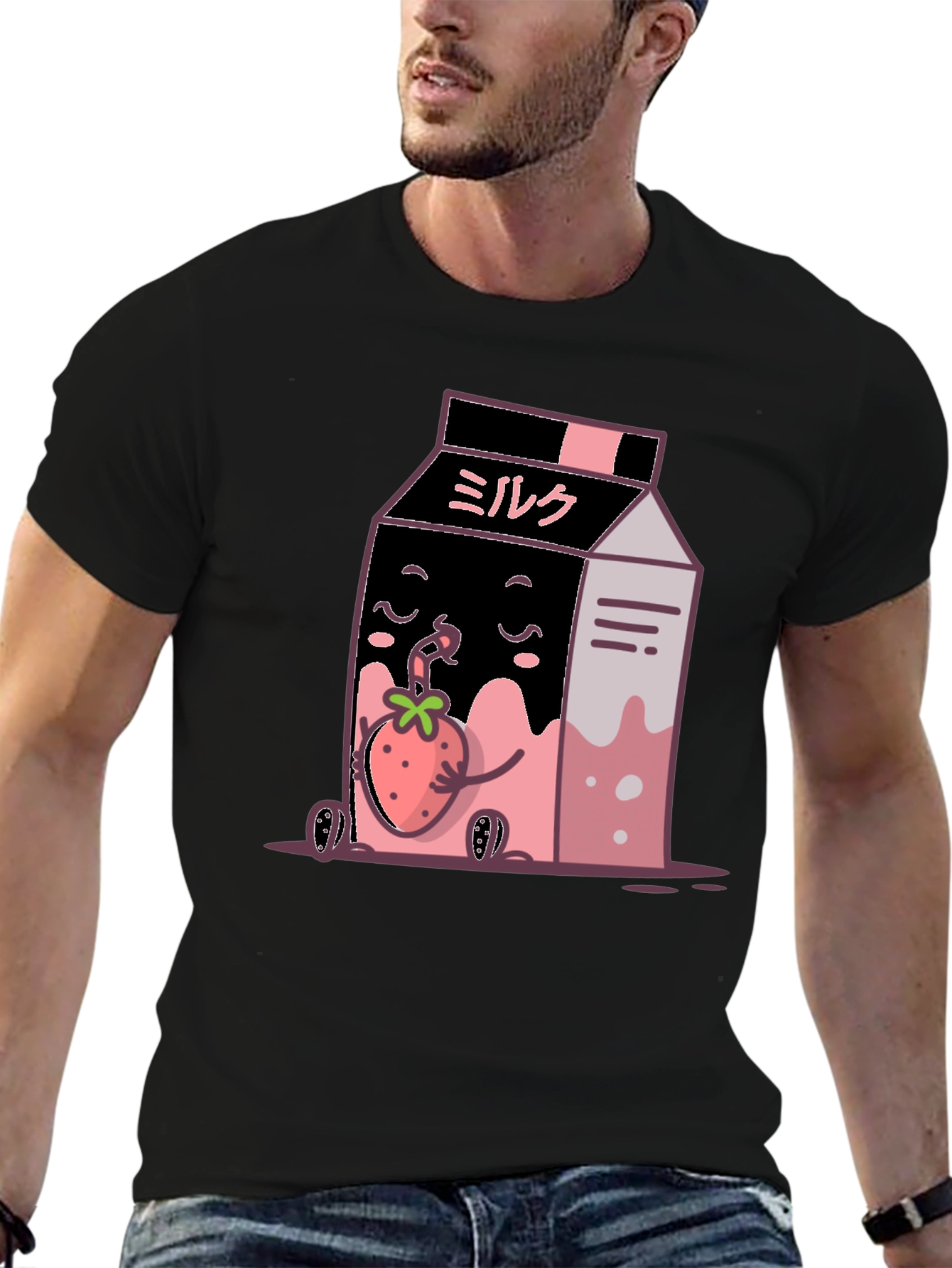 Kawaii Strawberry Milk T-Shirt