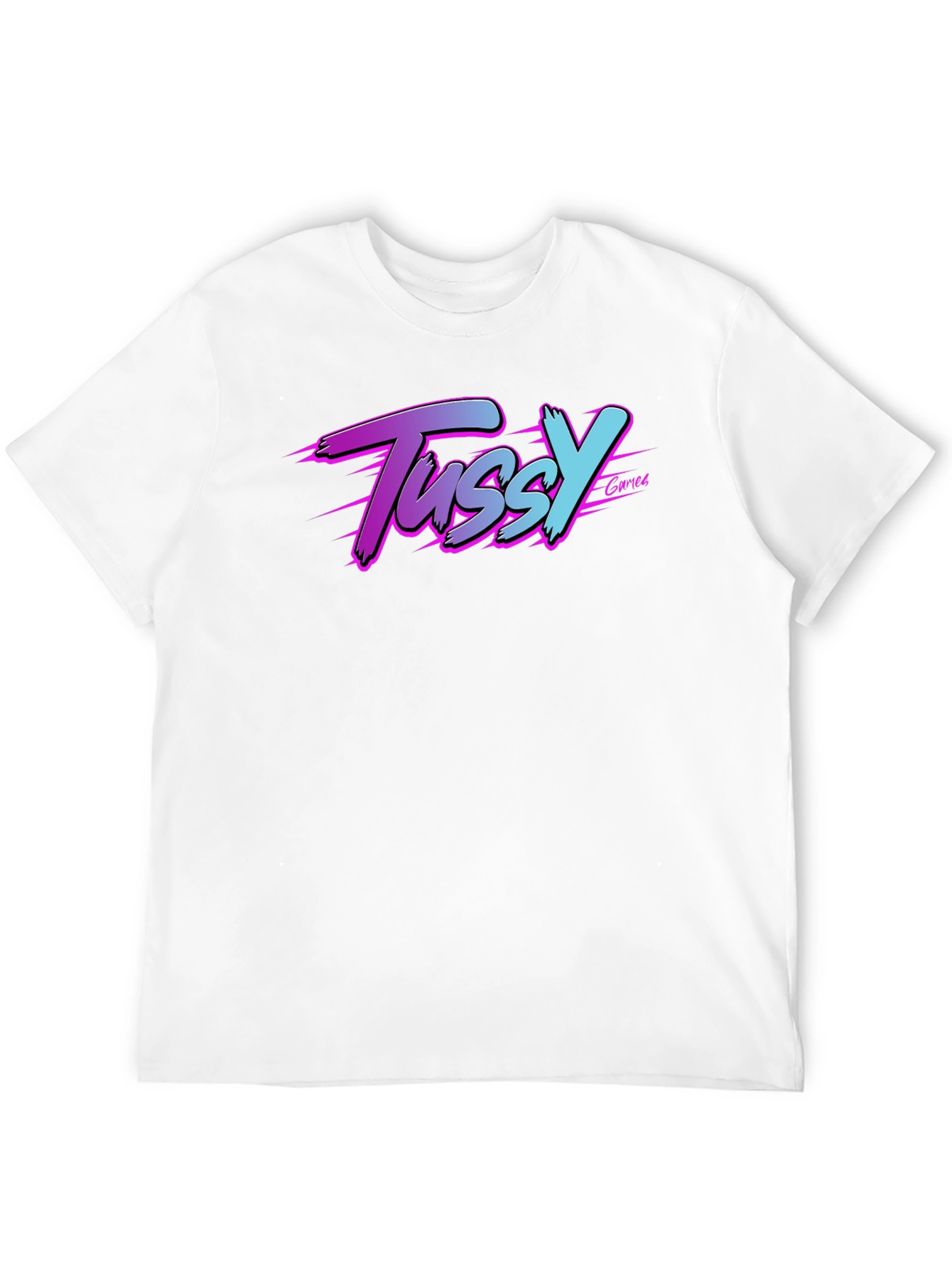 Tussy Gamer Black T-Shirt - Retro Style