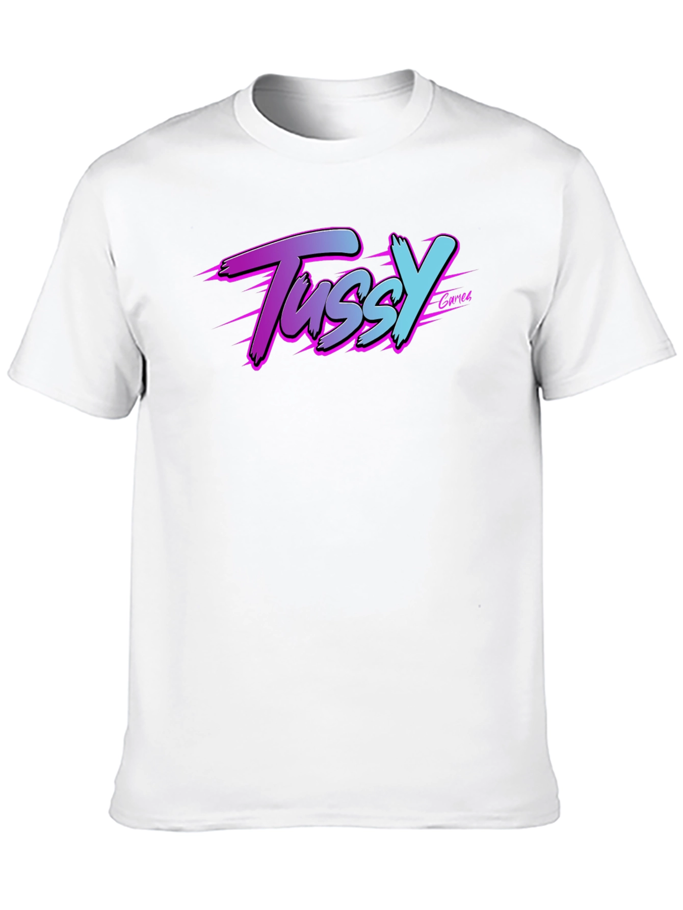 Tussy Gamer Black T-Shirt - Retro Style