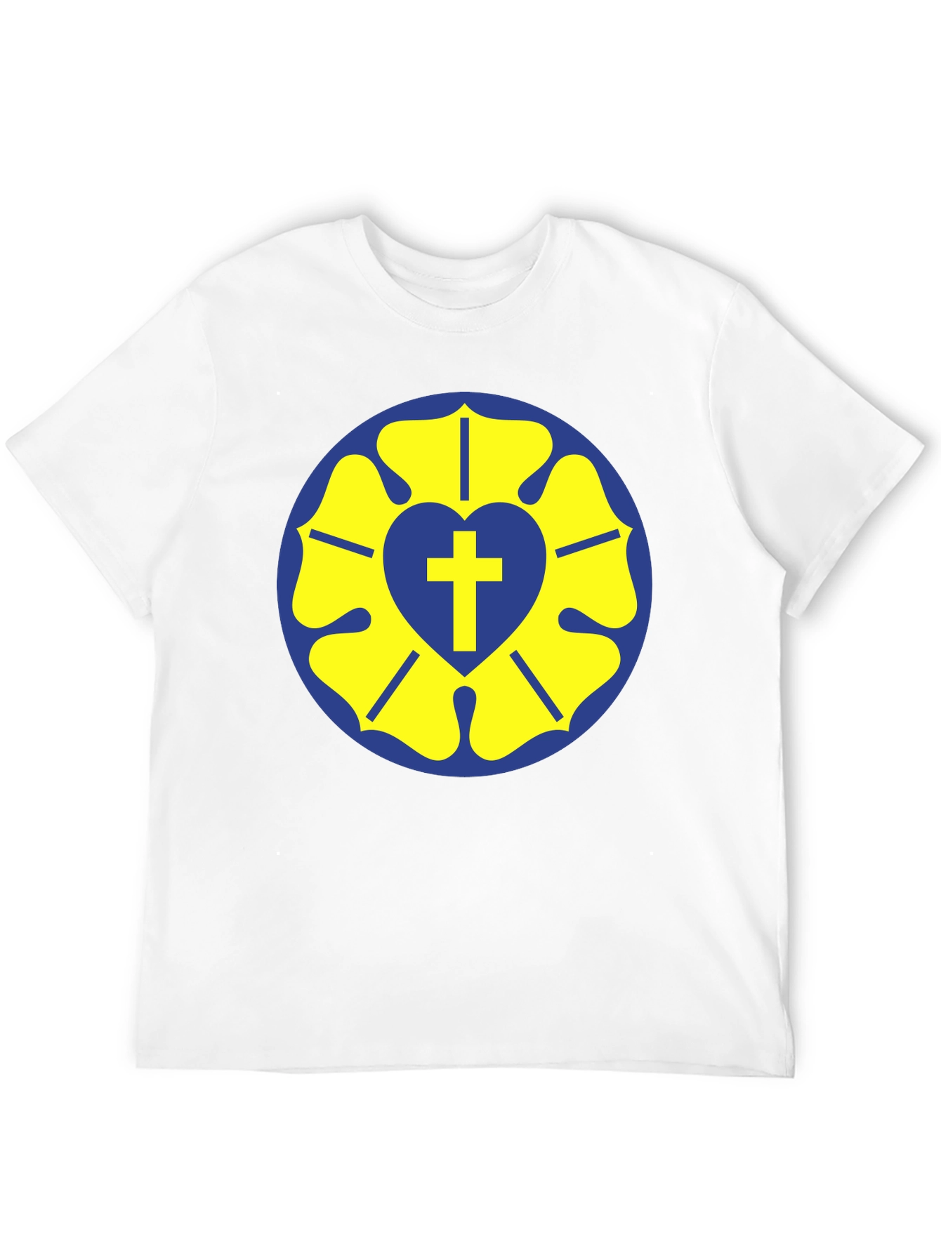 Luther Rose T-Shirt - Classic Religious Design