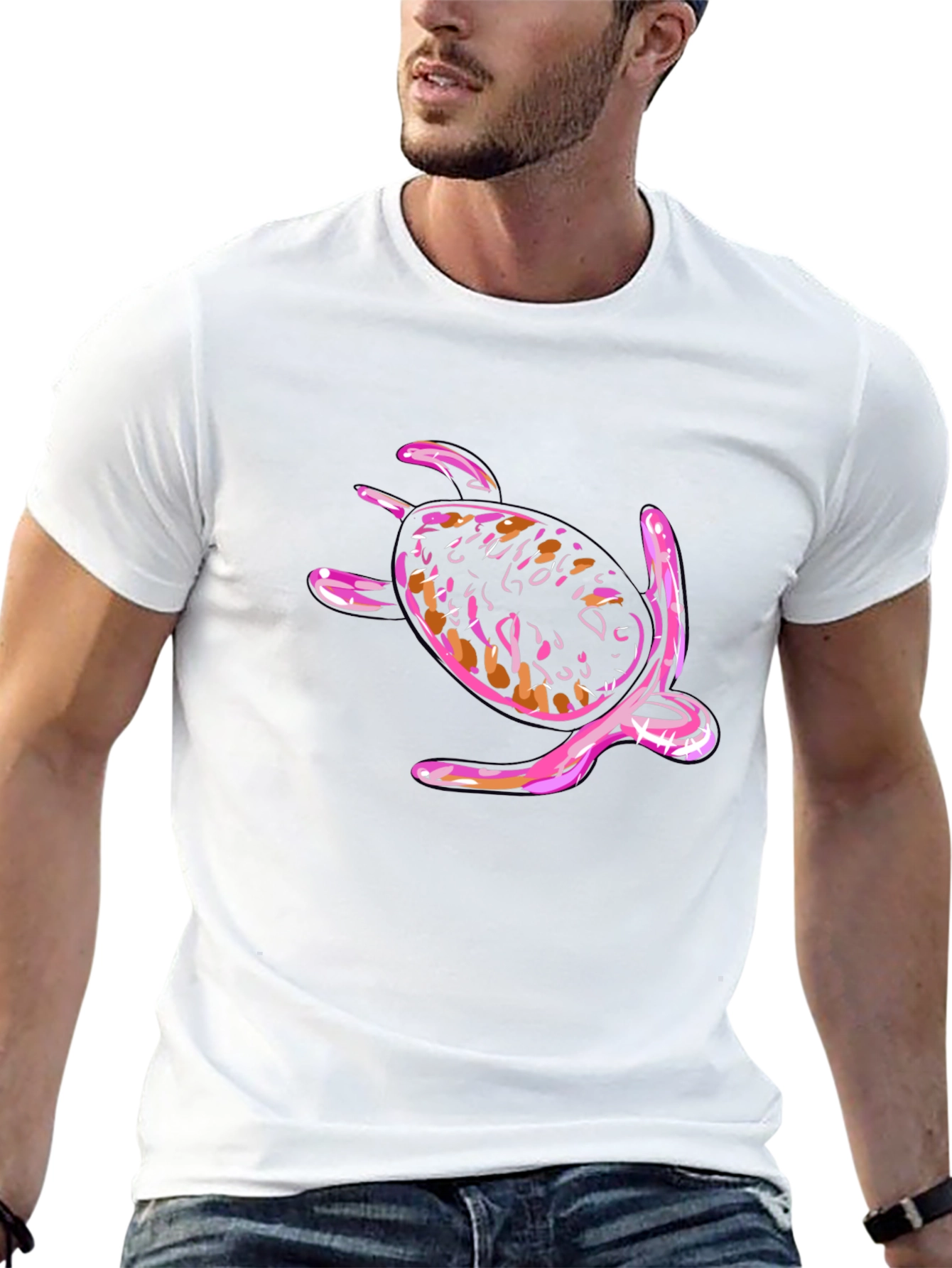 Turtle Graphic Black T-Shirt