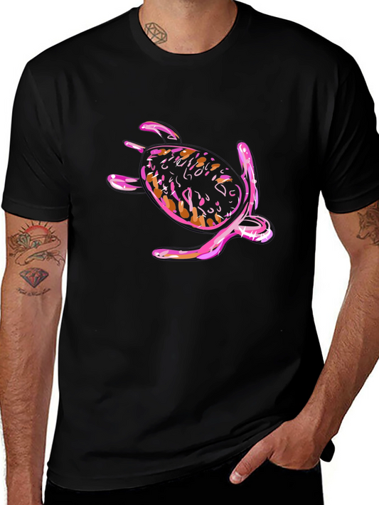 Turtle Graphic Black T-Shirt