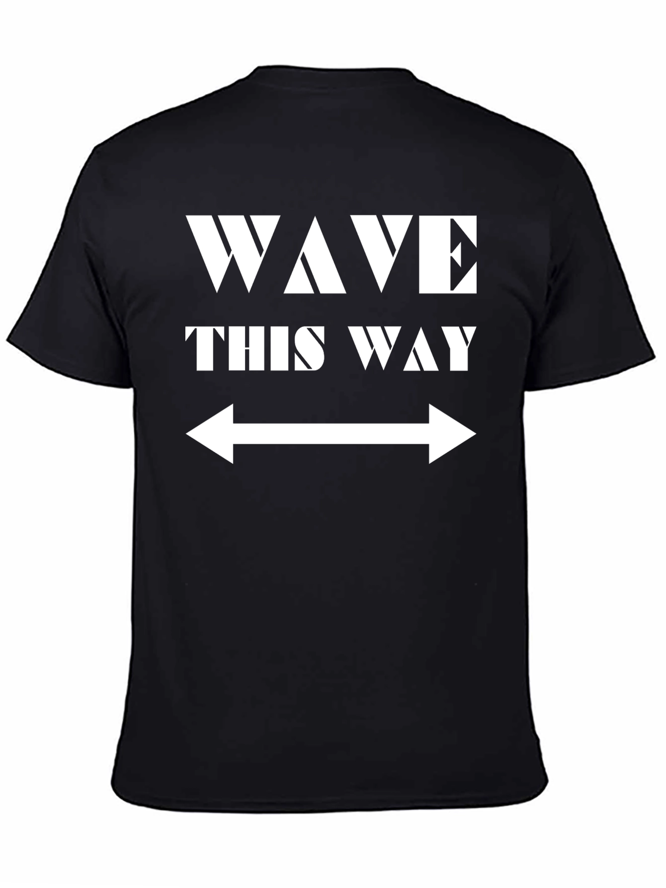 Wave This Way Graphic T-Shirt - Black