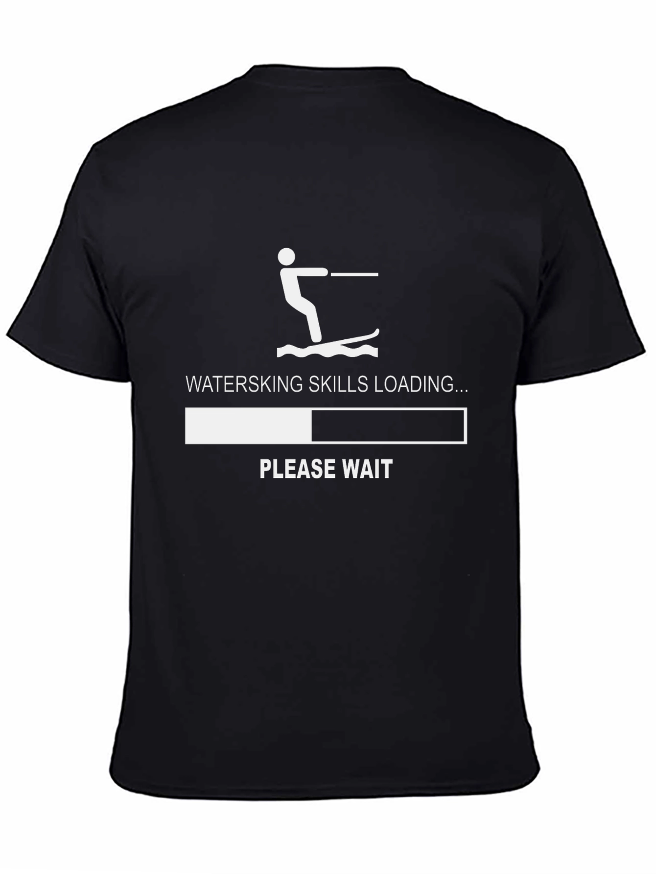 Waterskiing Skills Loading T-Shirt - Funny Summer Tee