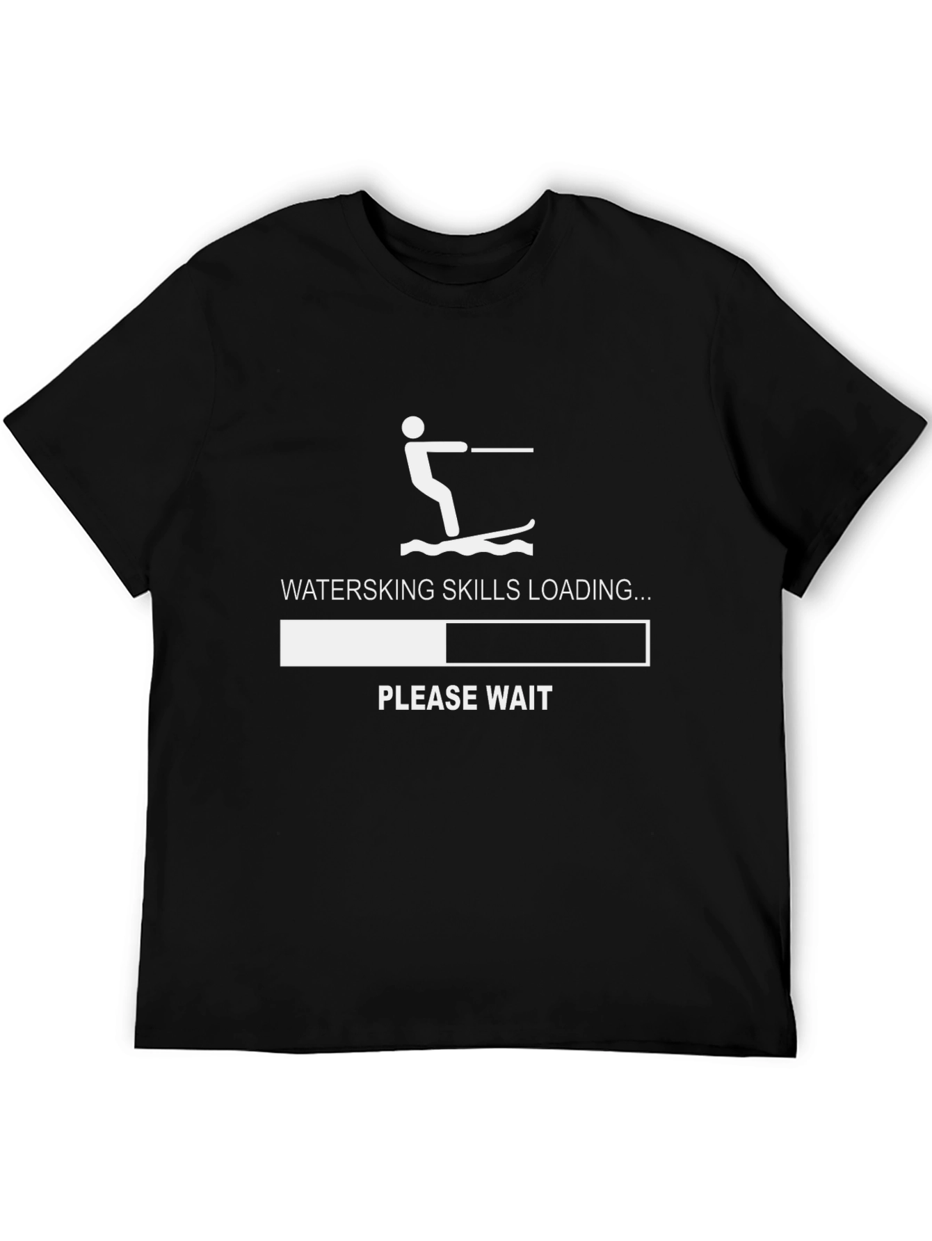 Waterskiing Skills Loading T-Shirt - Funny Summer Tee
