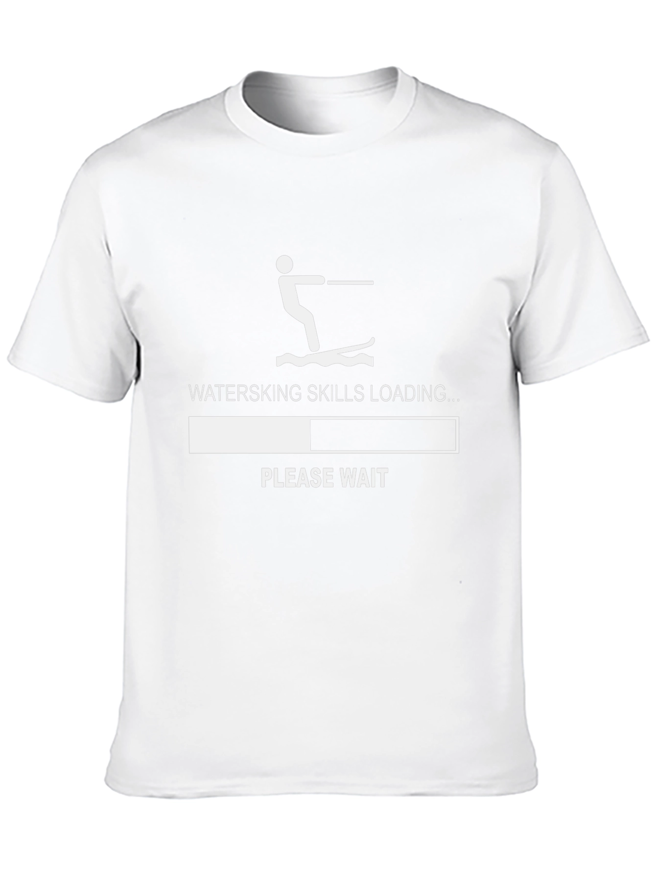 Waterskiing Skills Loading T-Shirt - Funny Summer Tee