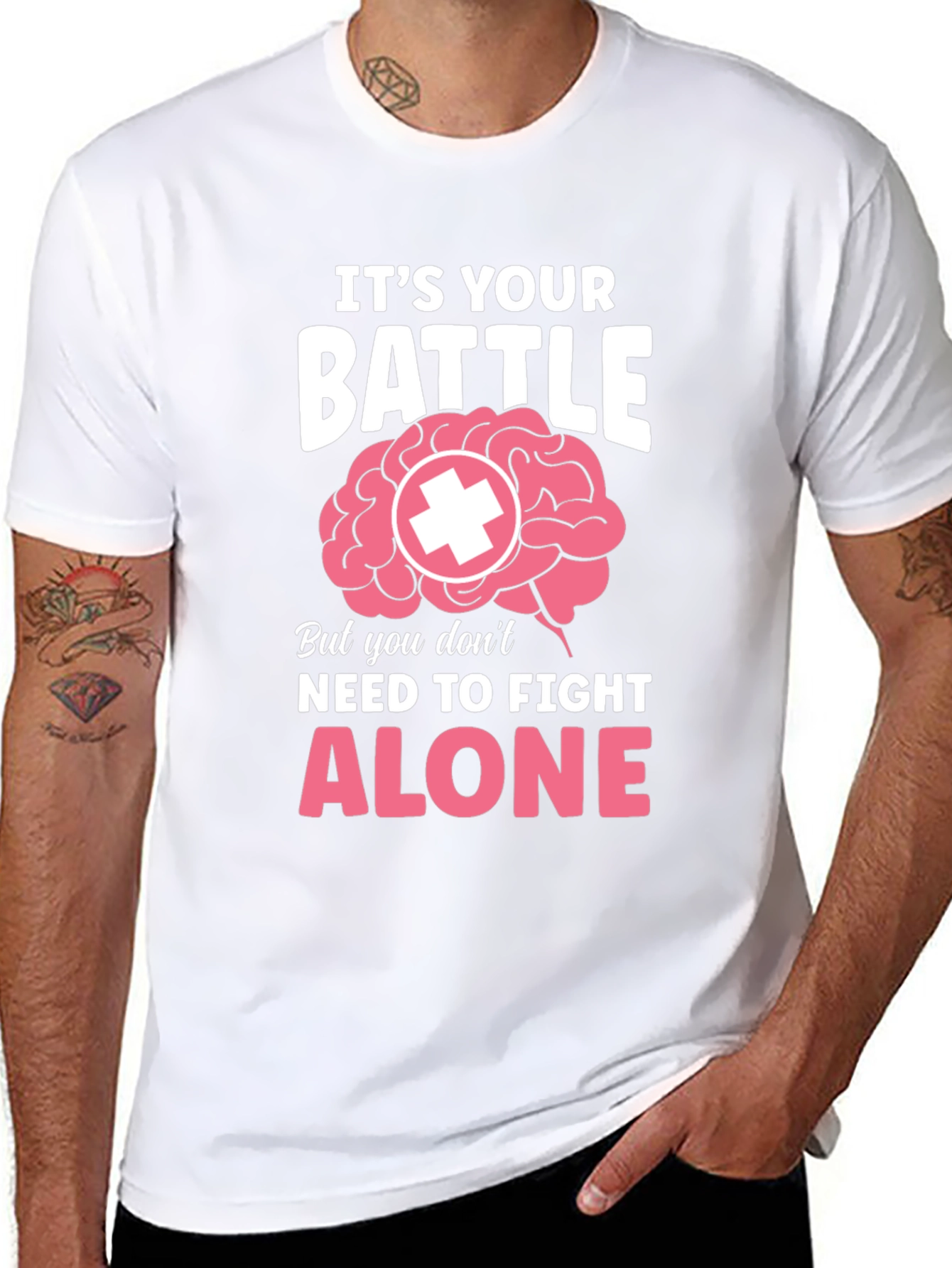 Its Your Battle Brain Support T-Shirt