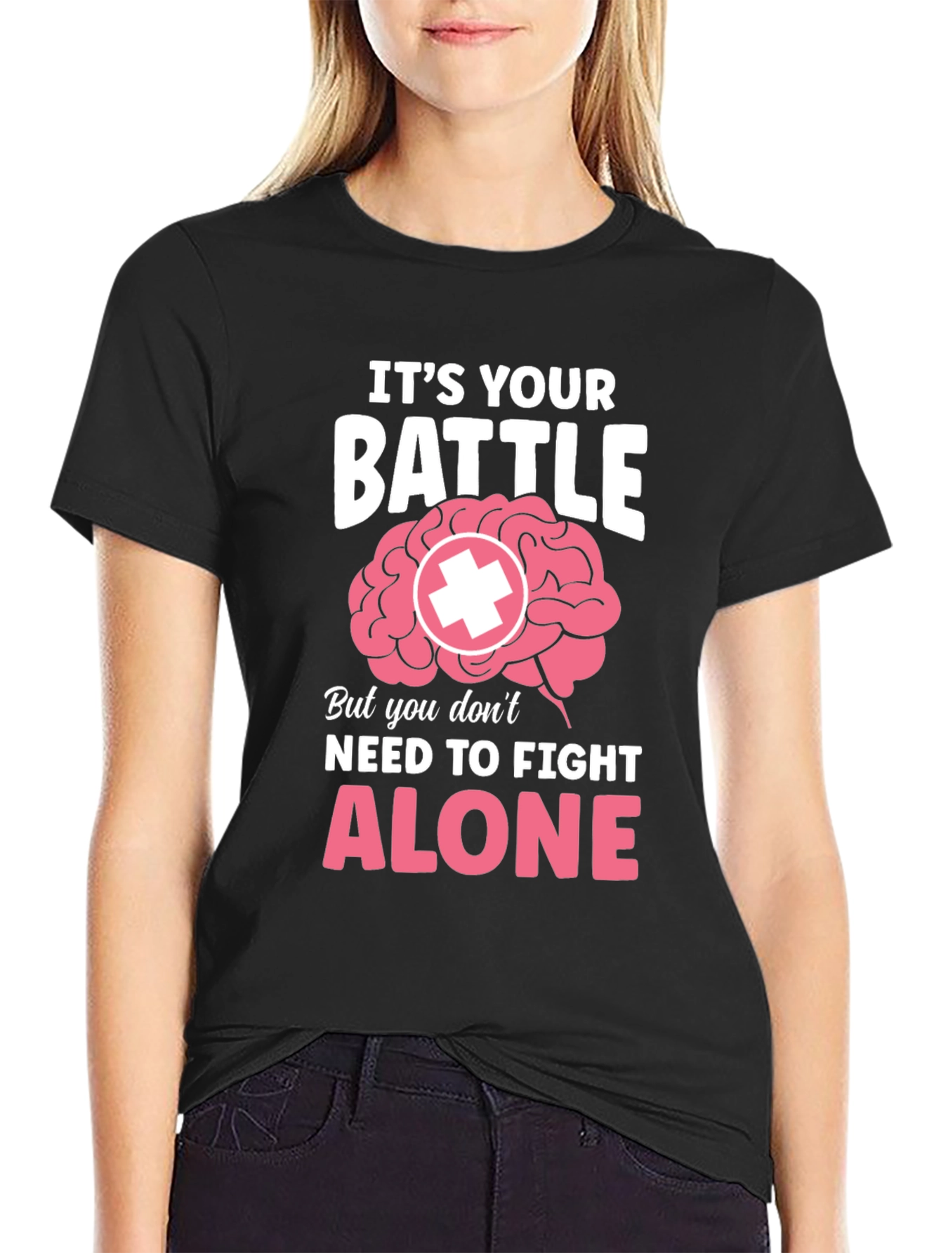 Its Your Battle Brain Support T-Shirt