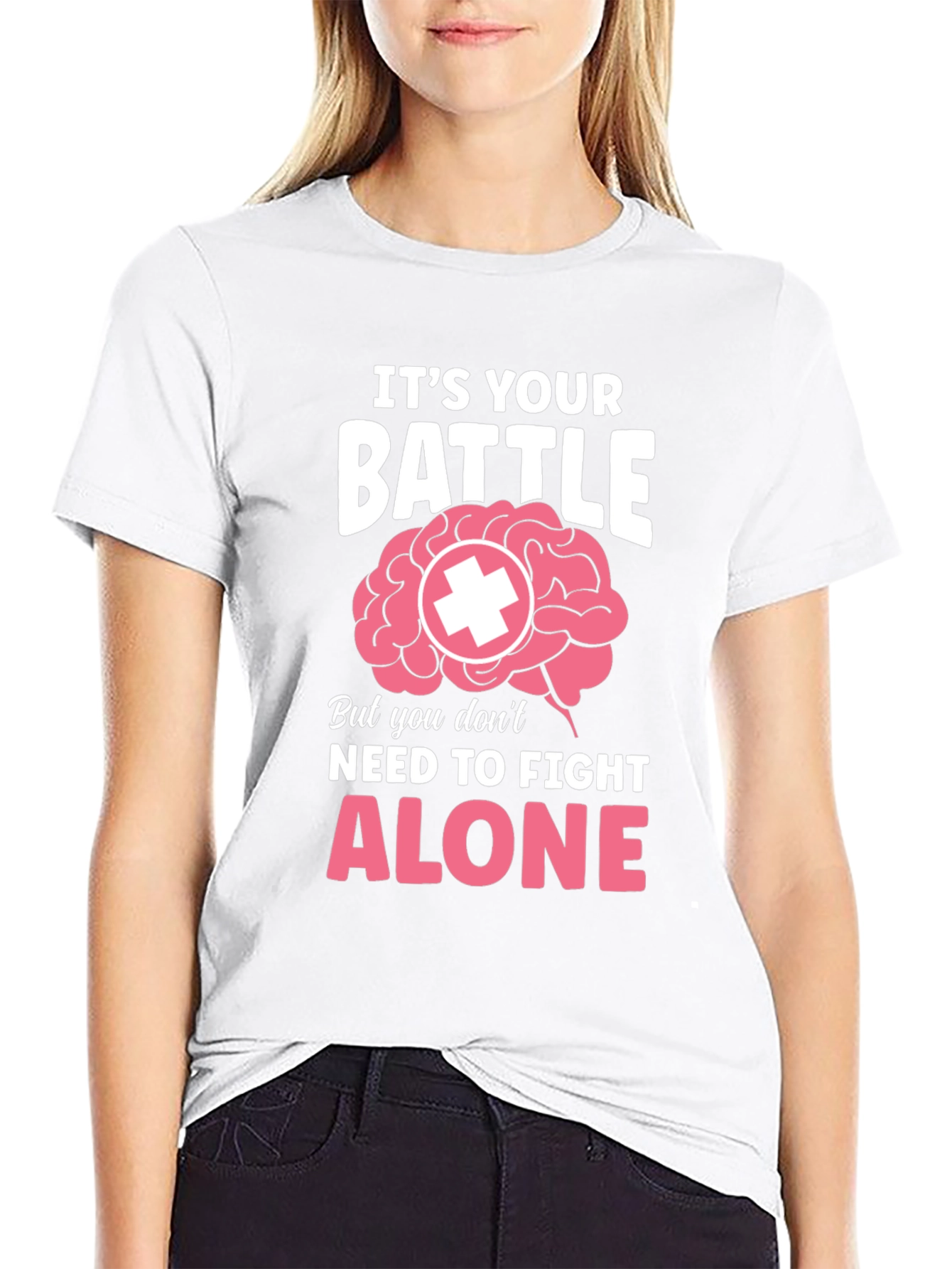 Its Your Battle Brain Support T-Shirt