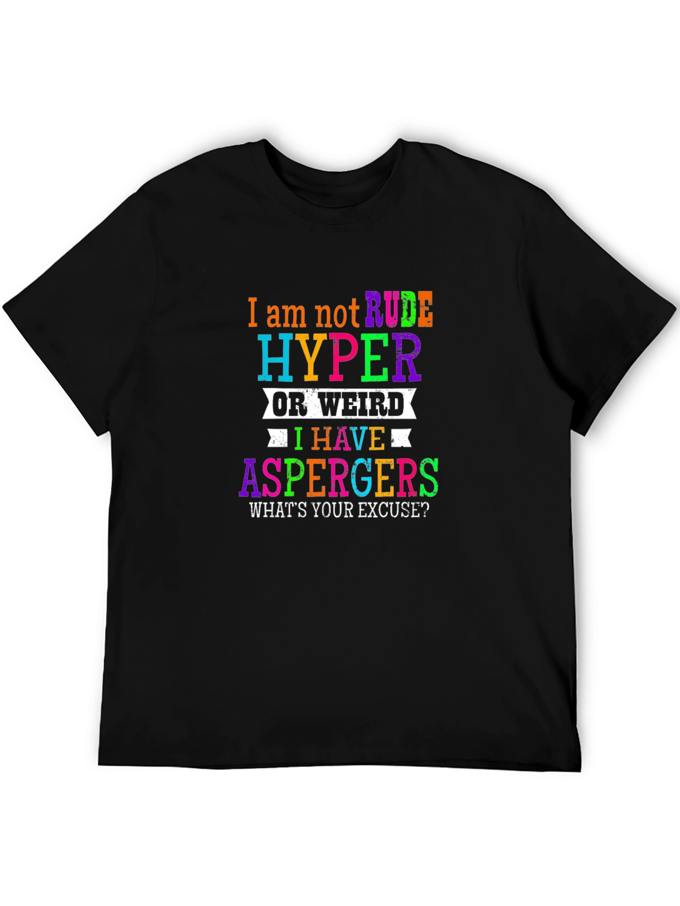 Aspergers Awareness Graphic Tee - Unique & Bold Statement