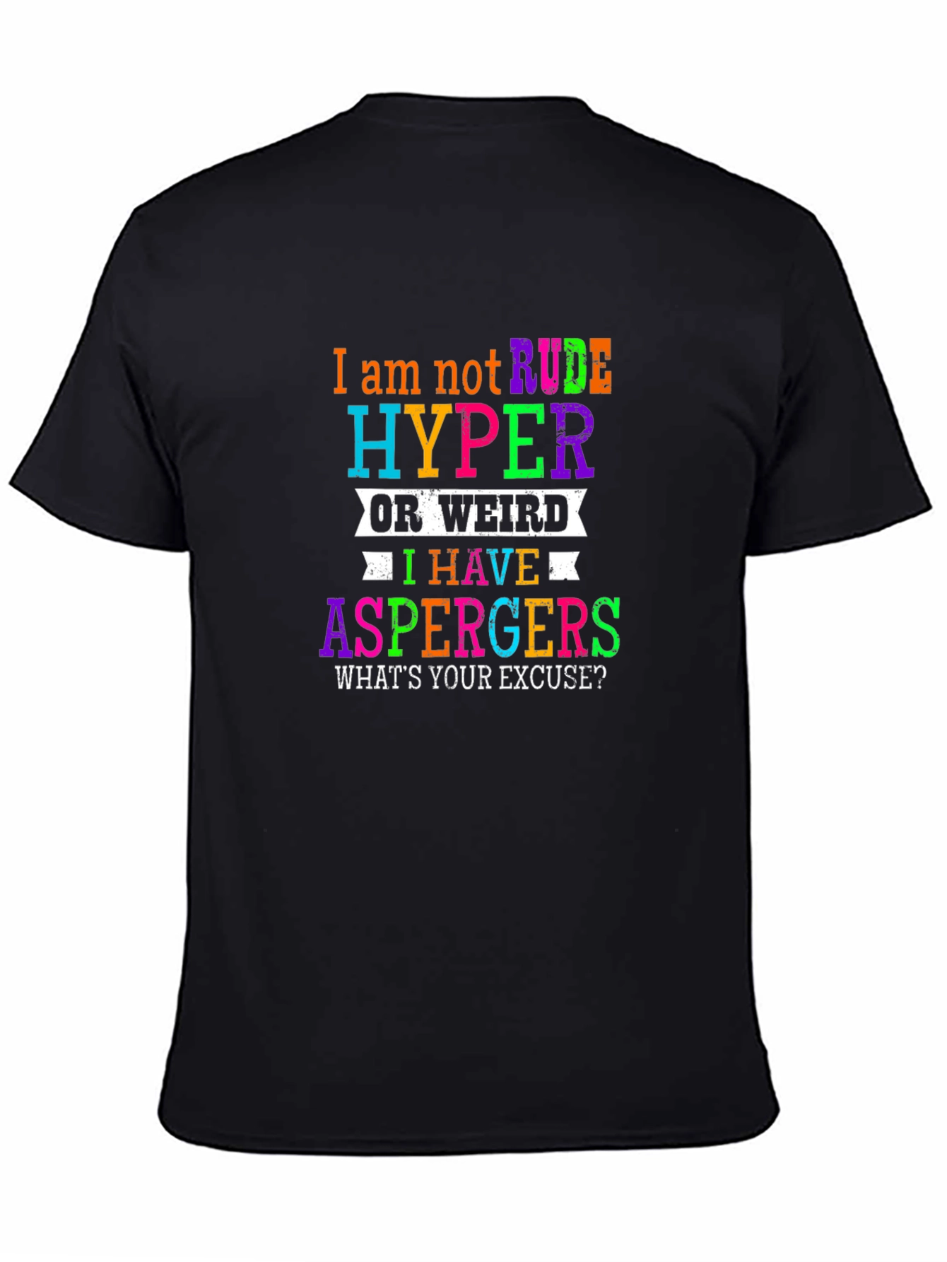 Aspergers Awareness Graphic Tee - Unique & Bold Statement