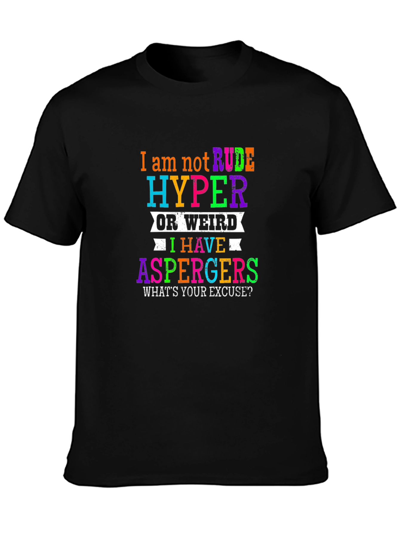 Aspergers Awareness Graphic Tee - Unique & Bold Statement