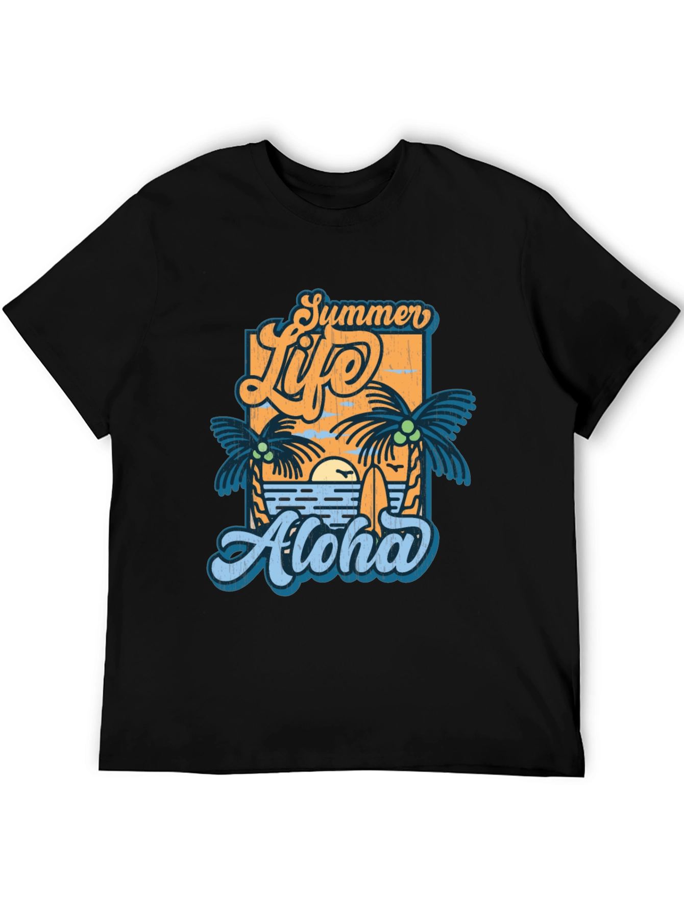 Summer Life Aloha Graphic T-Shirt - Tropical Vibe