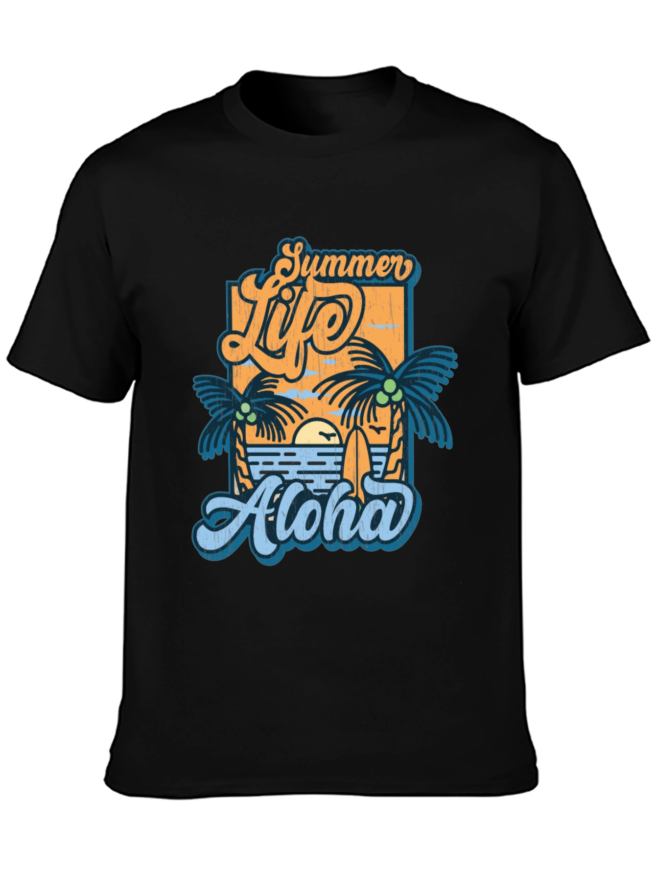 Summer Life Aloha Graphic T-Shirt - Tropical Vibe