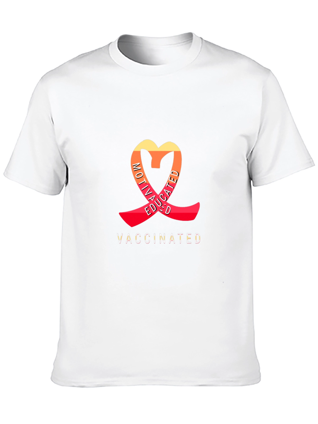 Motivated Educated Vaccinated Graphic T-Shirt