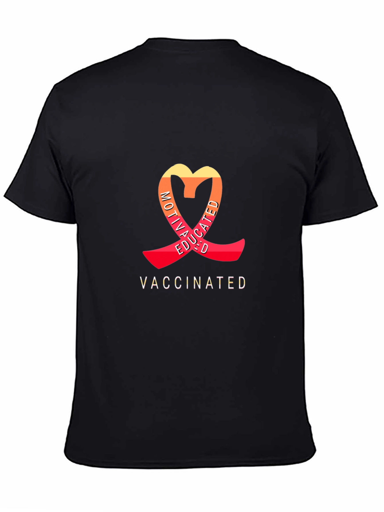 Motivated Educated Vaccinated Graphic T-Shirt