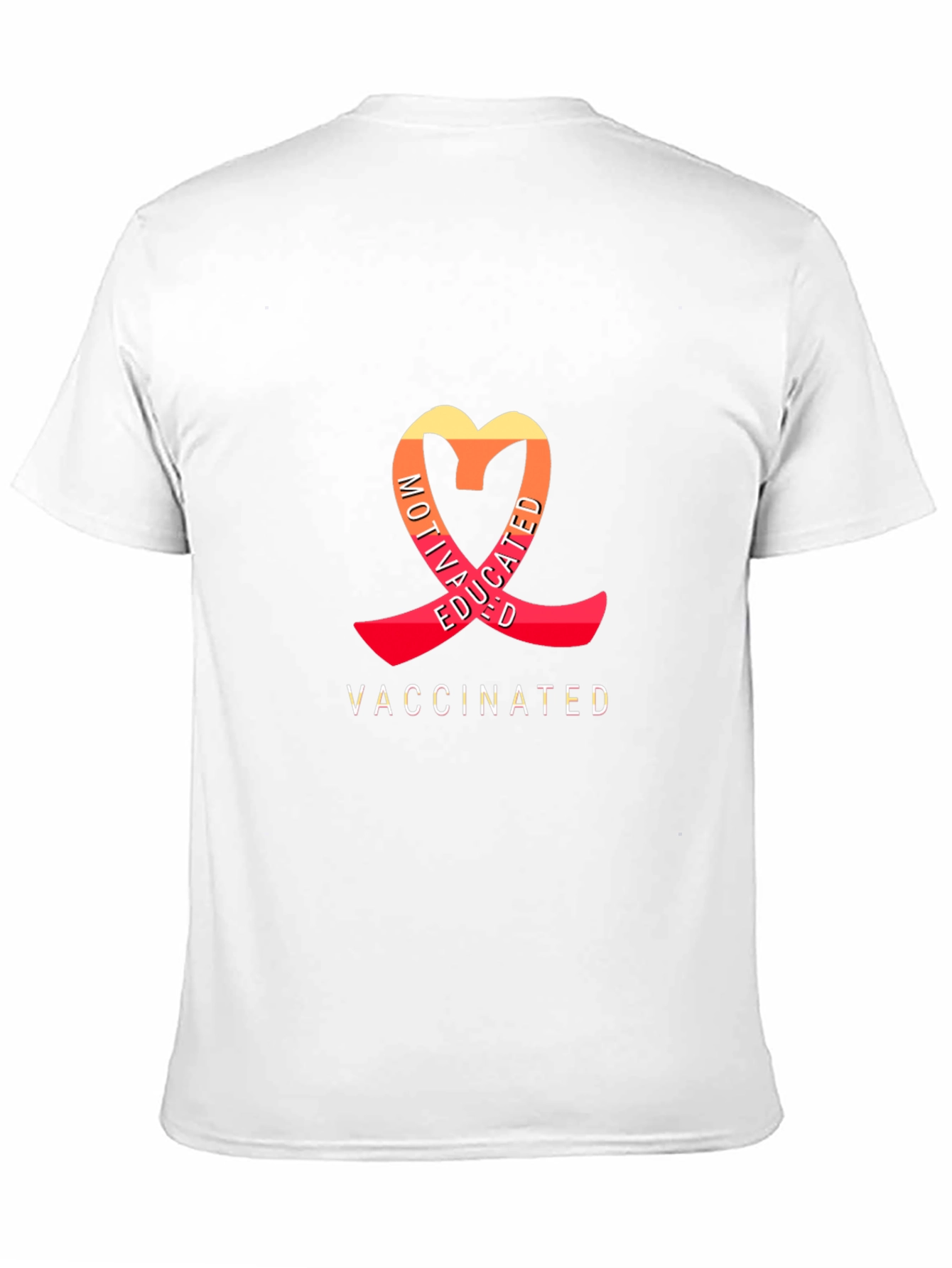 Motivated Educated Vaccinated Graphic T-Shirt