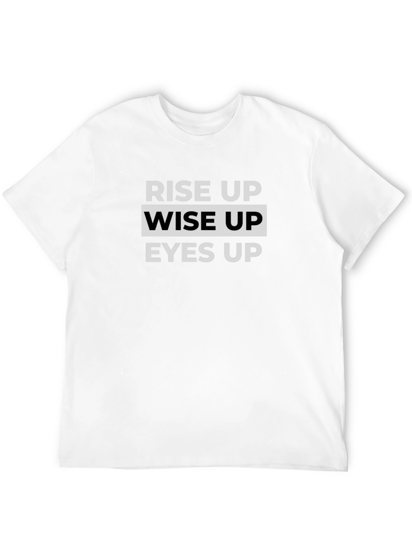 Rise Up Slogan T-Shirt Motivational Graphic Tee
