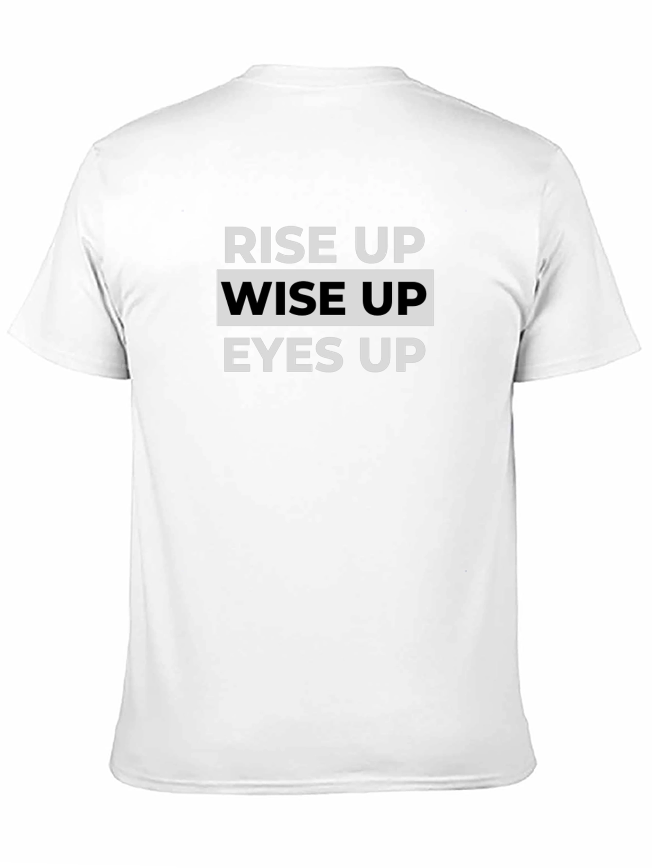 Rise Up Slogan T-Shirt Motivational Graphic Tee