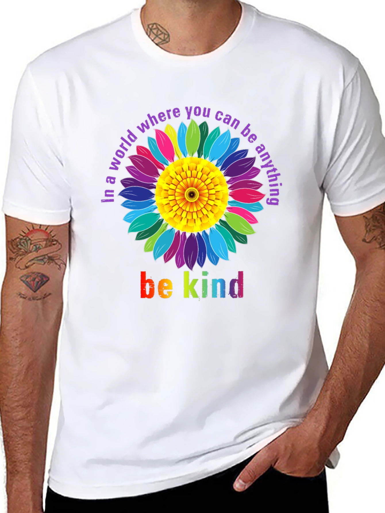Be Kind Floral Graphic T-Shirt