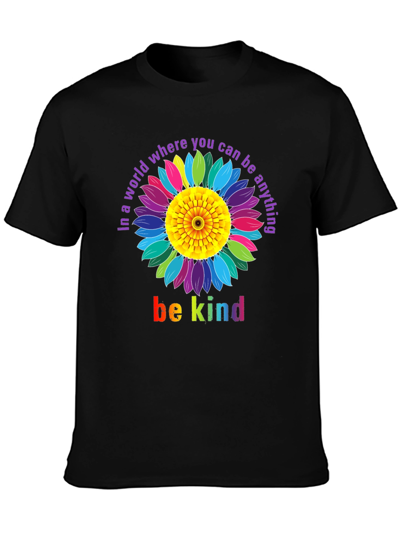 Be Kind Floral Graphic T-Shirt