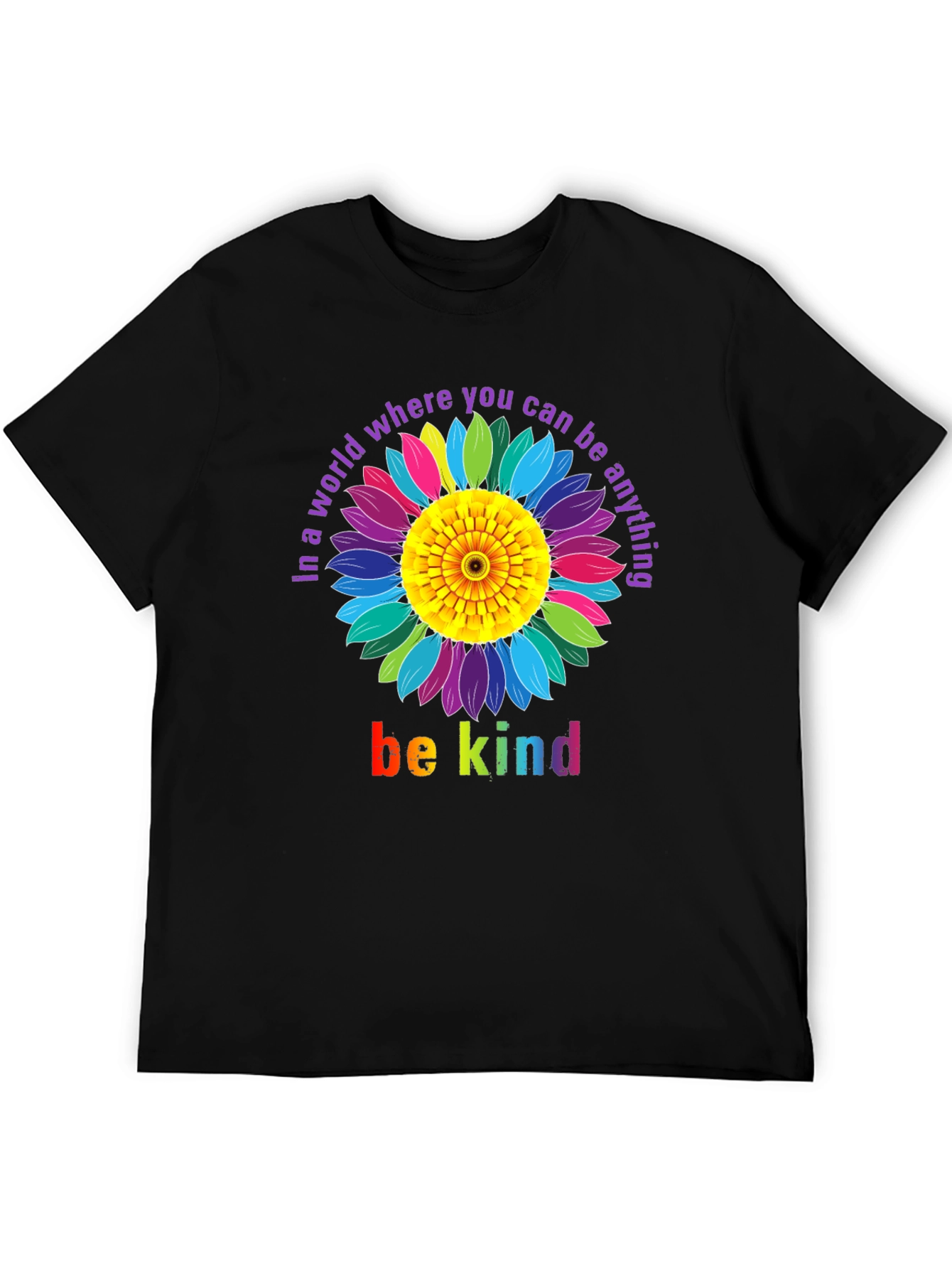 Be Kind Floral Graphic T-Shirt