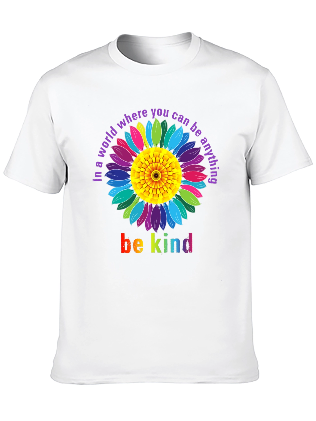 Be Kind Floral Graphic T-Shirt