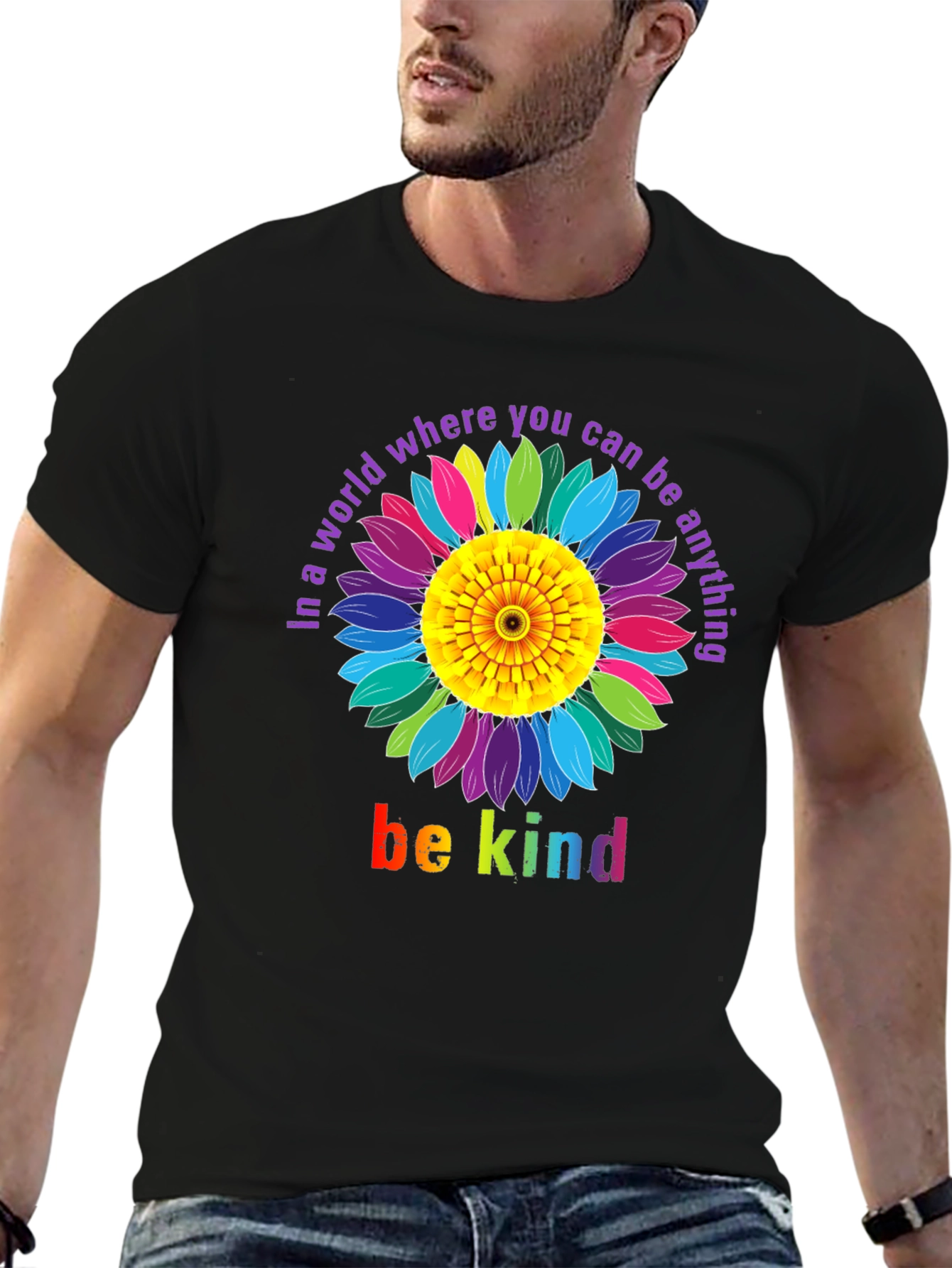 Be Kind Floral Graphic T-Shirt