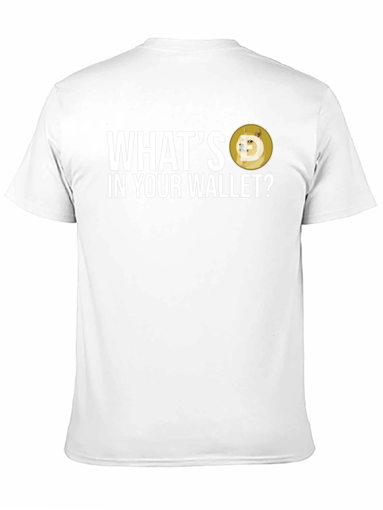 Whats In Your Wallet Dogecoin Crypto T-Shirt
