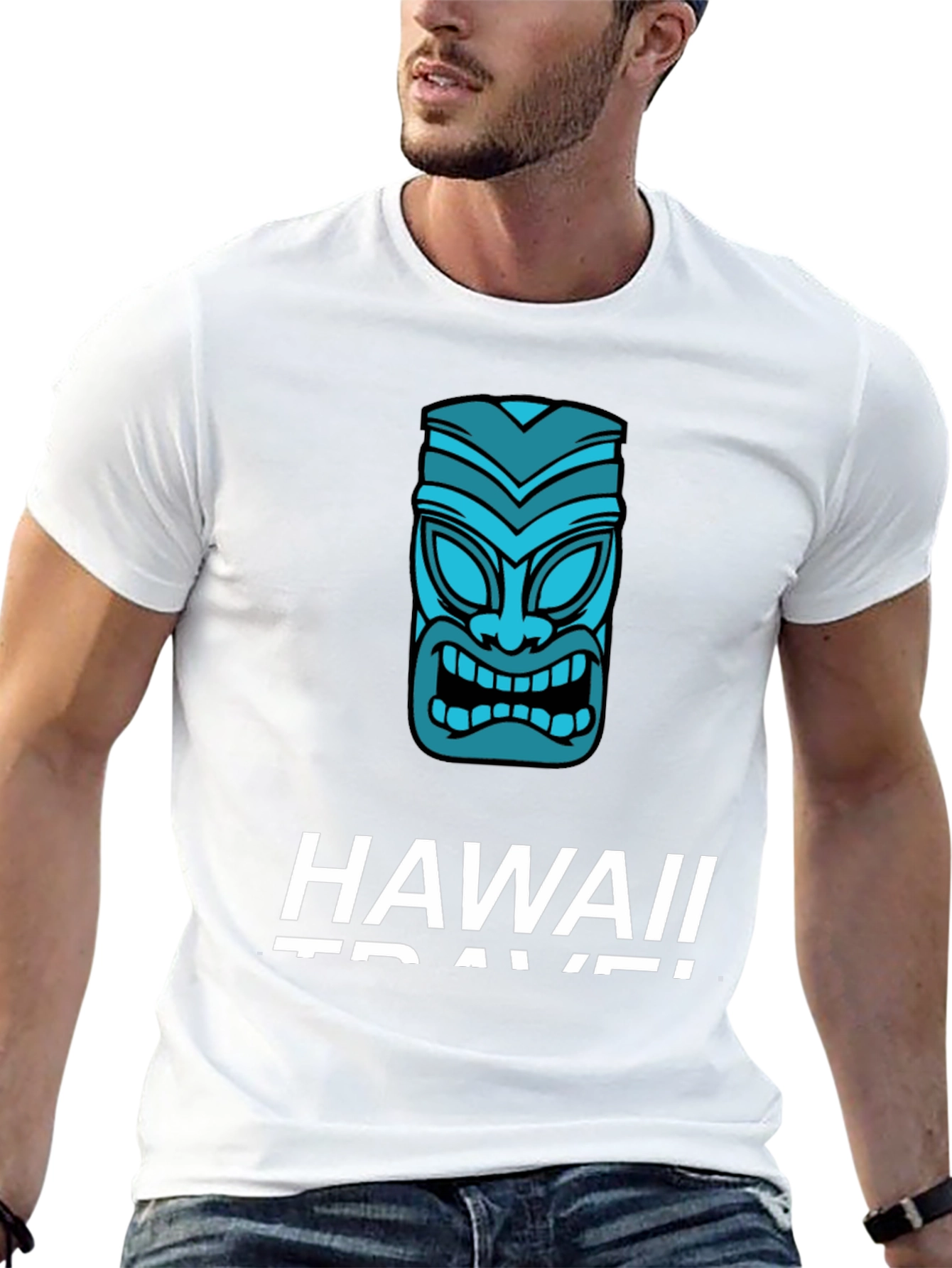 Hawaii Travel Black T-Shirt