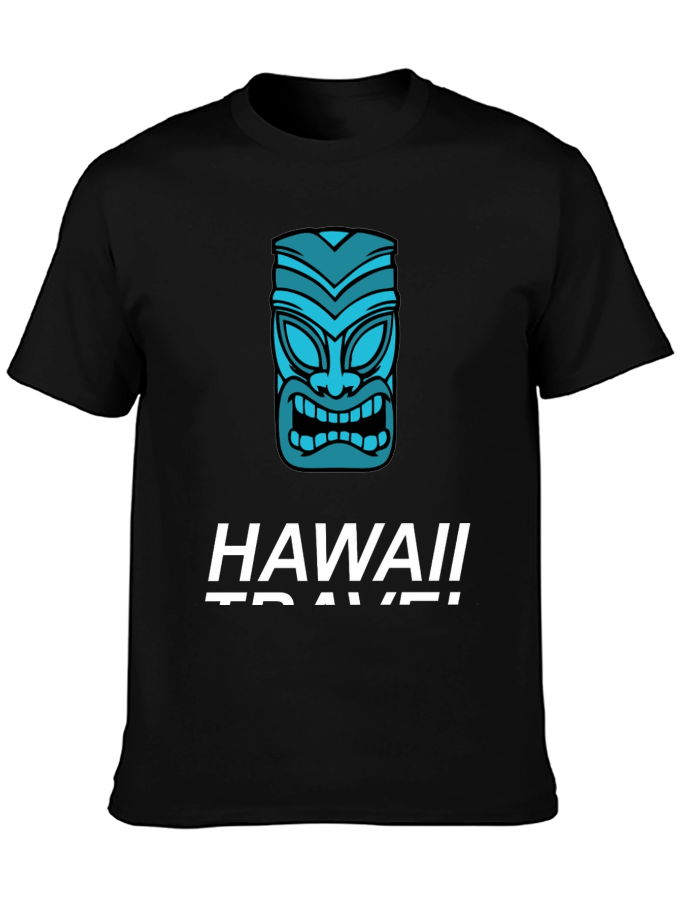 Hawaii Travel Black T-Shirt