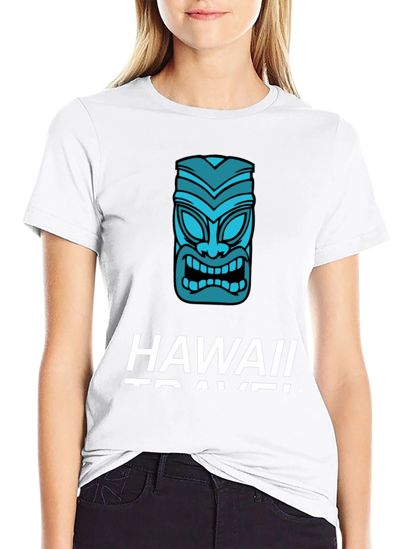 Hawaii Travel Black T-Shirt