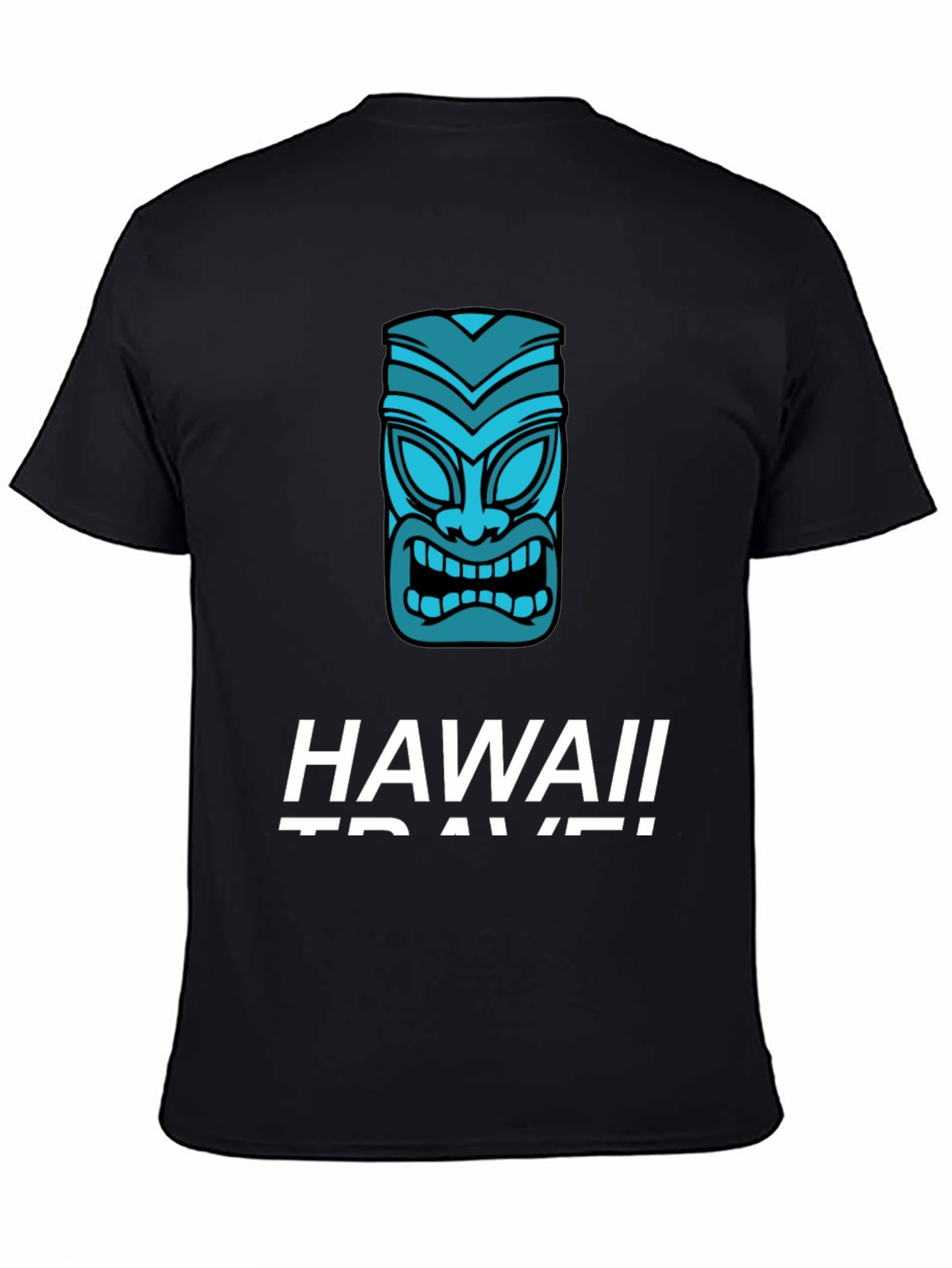 Hawaii Travel Black T-Shirt