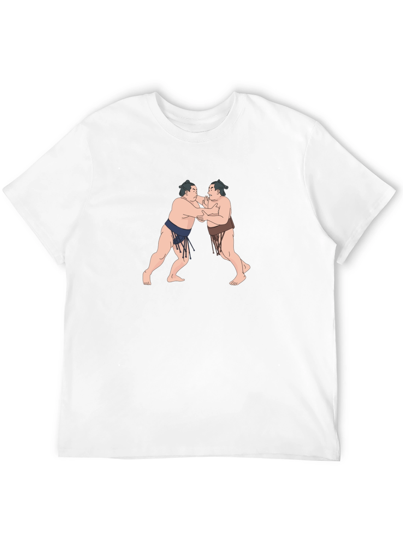 Sumo Wrestlers Graphic T-Shirt - Classic Black Tee