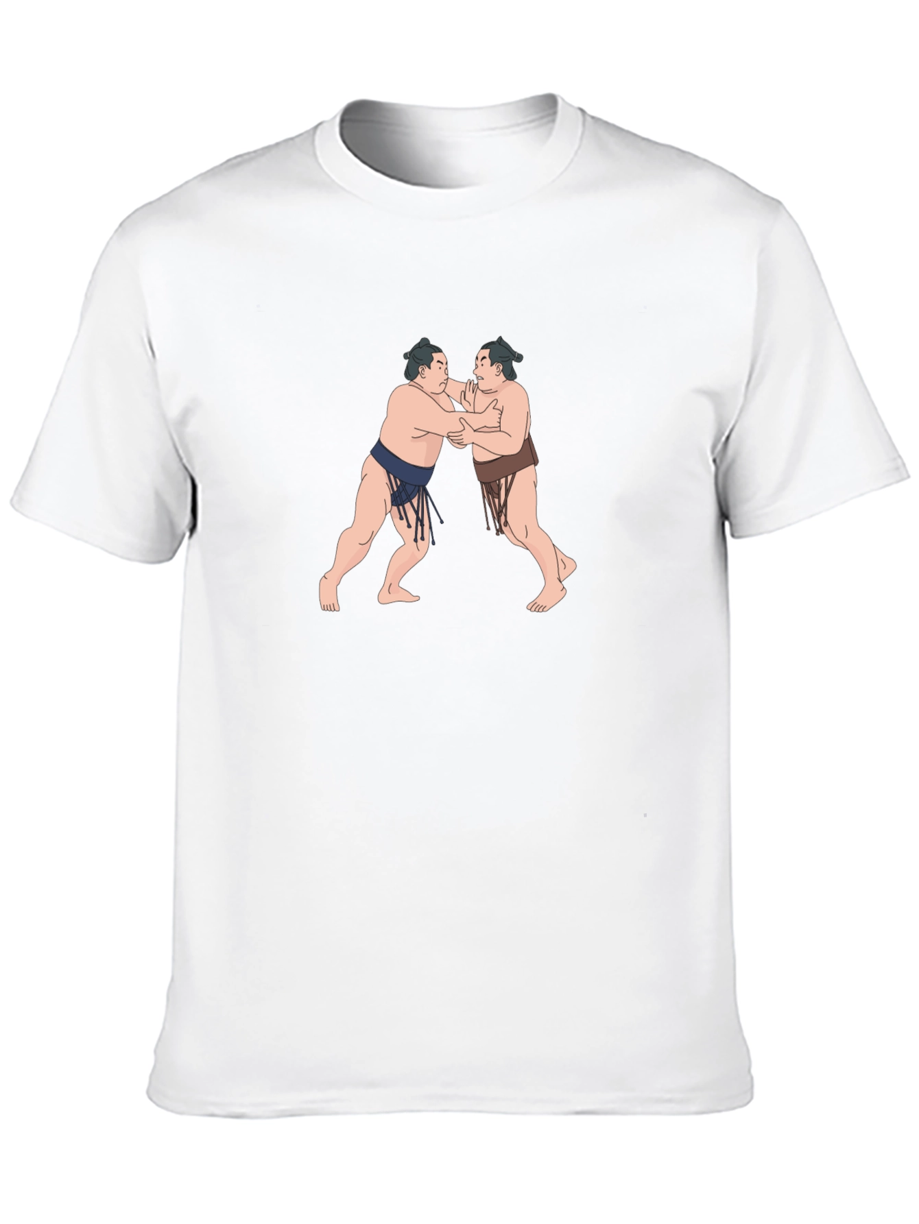 Sumo Wrestlers Graphic T-Shirt - Classic Black Tee