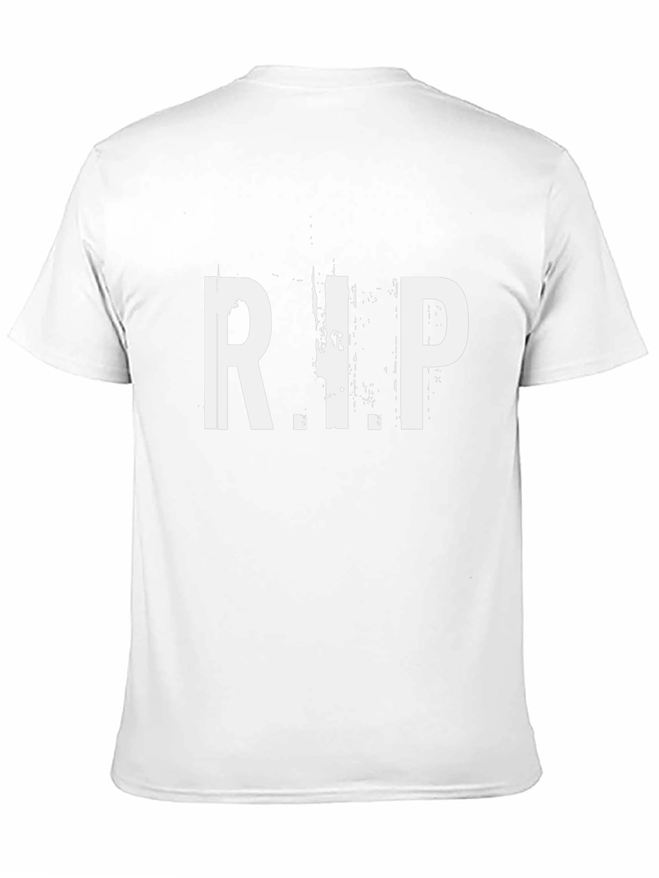 R.I.P. Graphic Print T-Shirt - Black