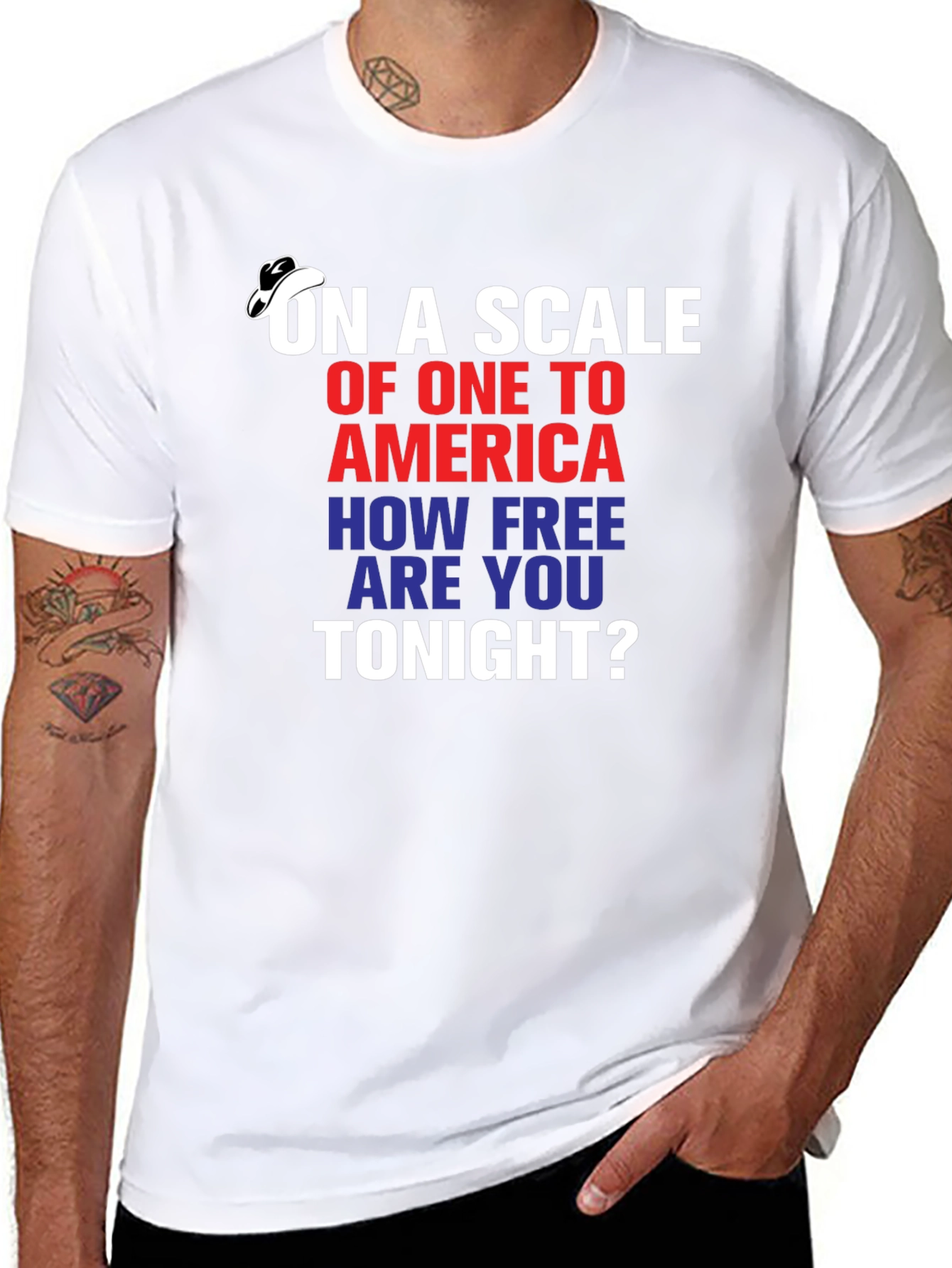 America Freedom T-Shirt Patriotic USA Novelty