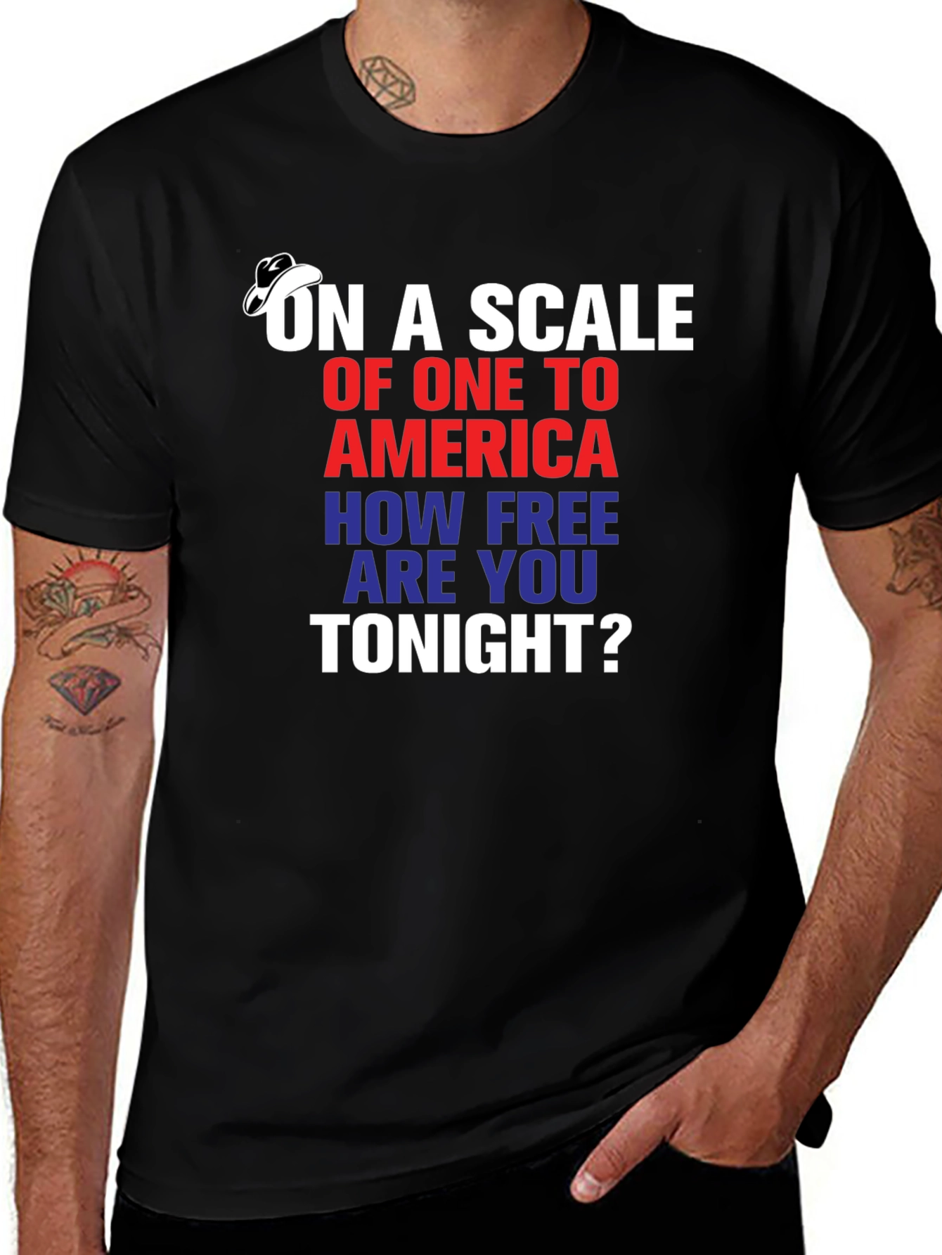 America Freedom T-Shirt Patriotic USA Novelty